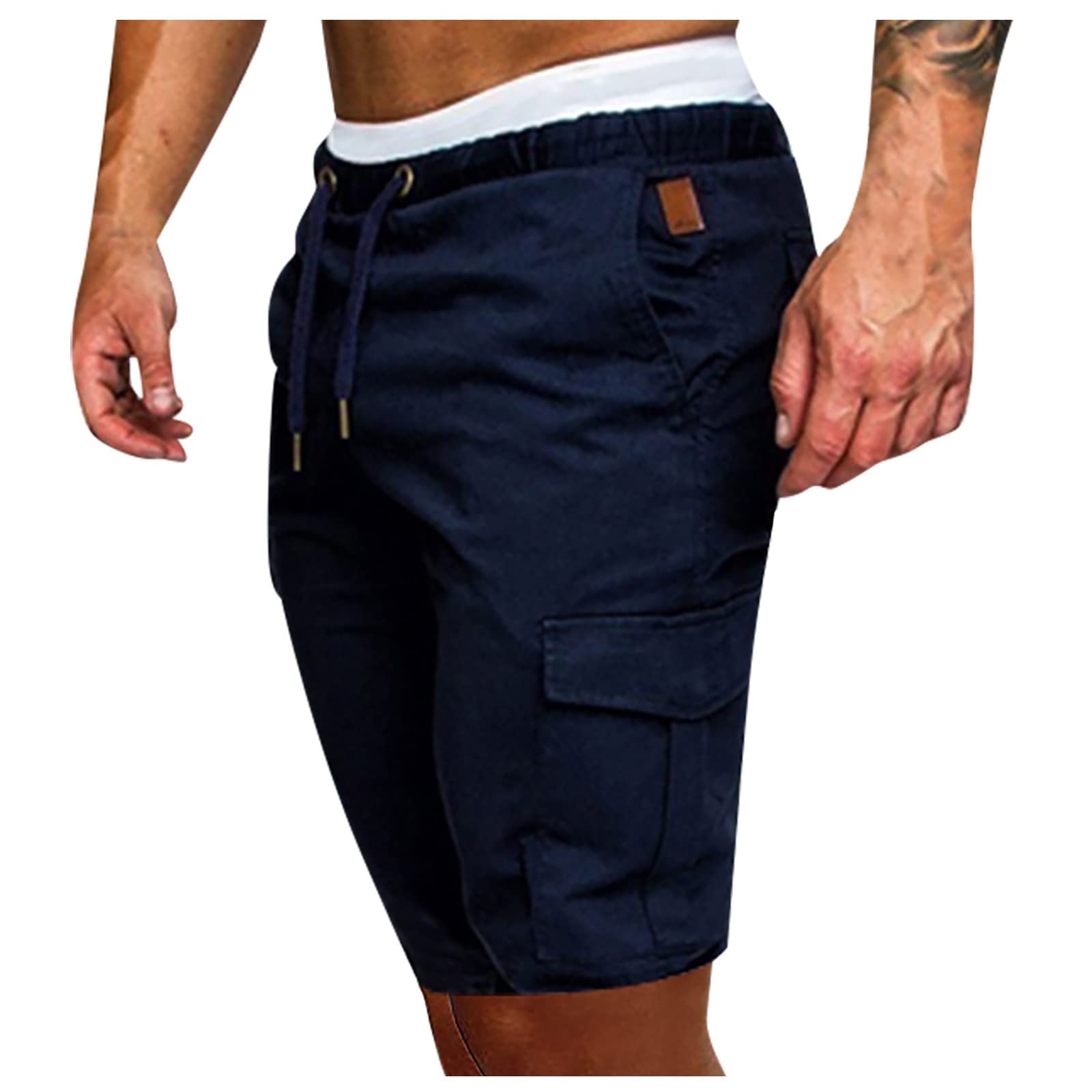 Men's Triathlon Shorts - Quick-Dry Cycling Swim Run Active Shorts for Men - Summer Linen Athletic Shorts with Pockets - Perfect for Training, Racing & Outdoor Activities