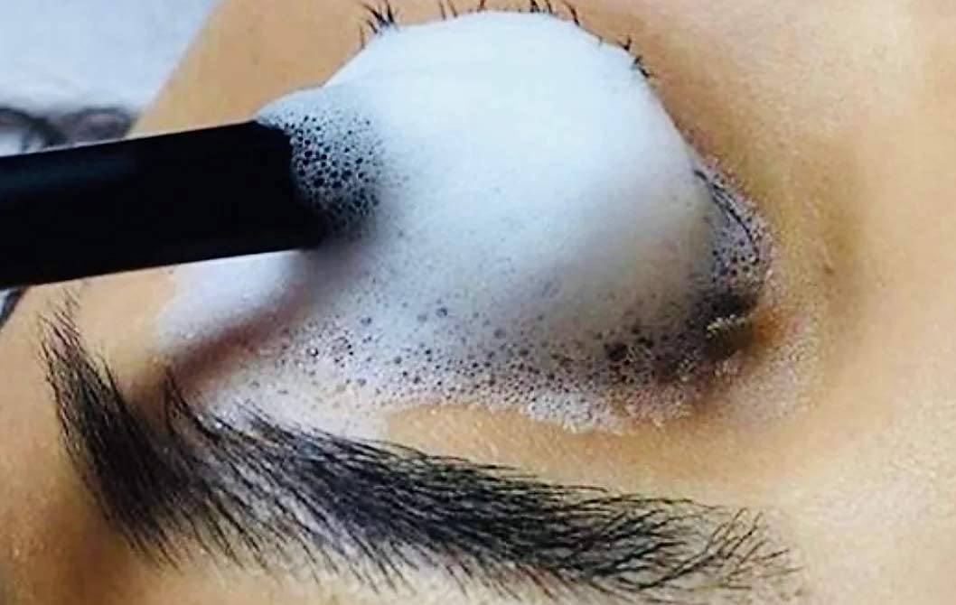 10 Pack Soft Bristle Marble Long Handle Eyelash Wash Cleansing Brushes - Gentle Lash Extension Cleaning Tools for Salon & Home Use