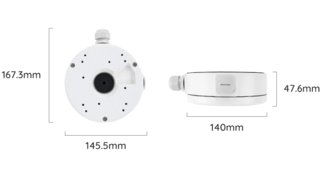 Reolink D20 Security Camera Mounting Box - Weatherproof Outdoor Enclosure for CCTV & Surveillance Cameras - Perfect for Home, Office & Business Security Systems