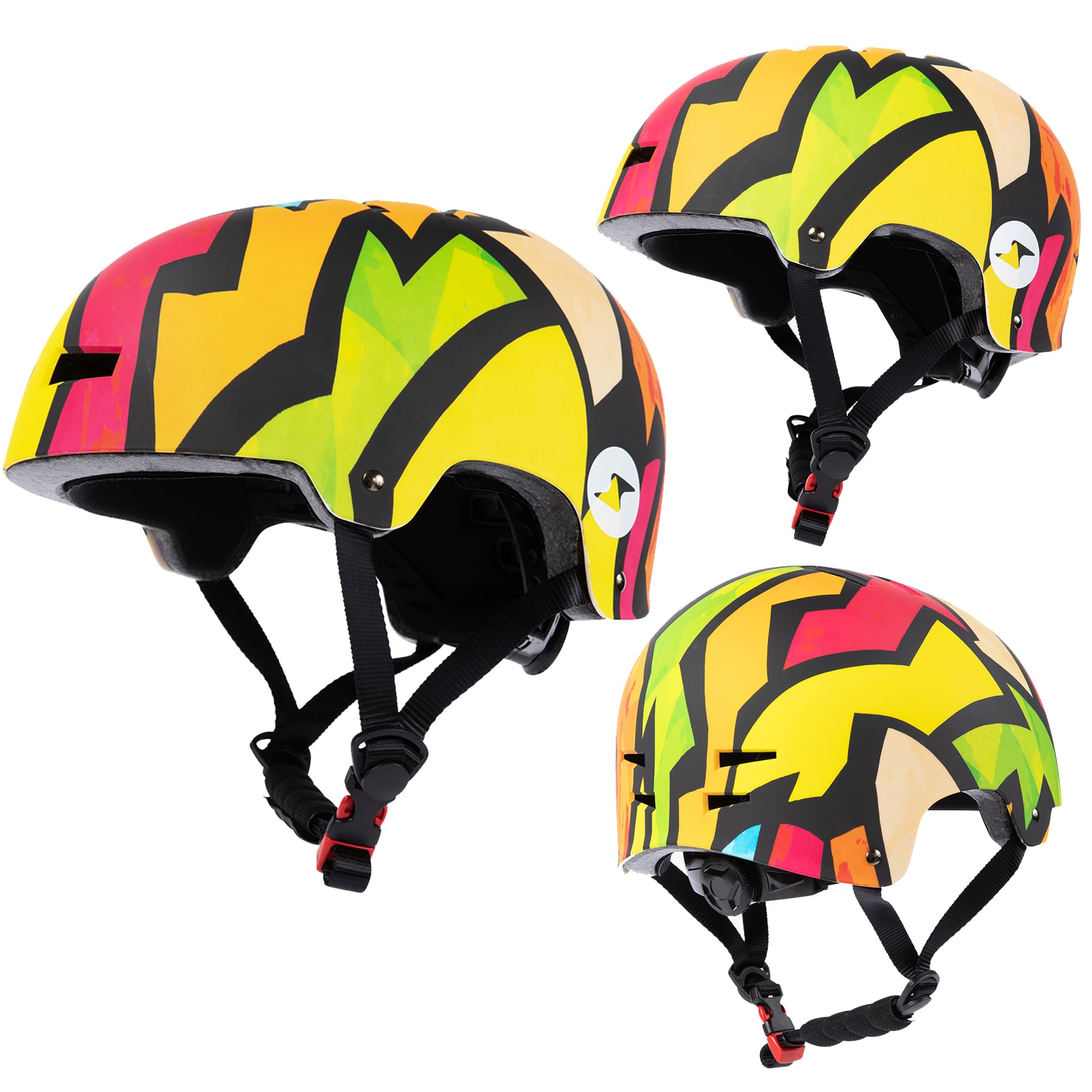 LaScoota Multi-Sport Safety Helmet for Adults & Kids - Bike, Skateboard & Roller Skating Helmet with Impact-Absorbing Core & Ventilation - Perfect for Cycling, Skateboarding & Outdoor Sports Activities