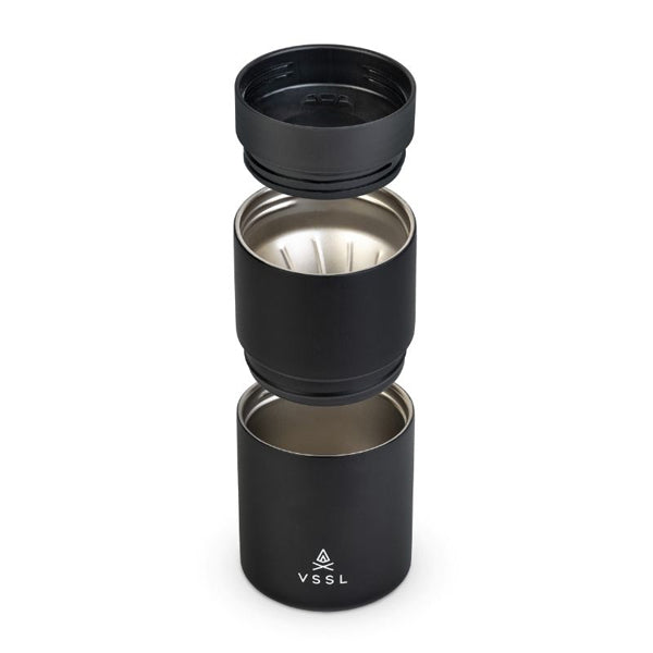 Premium VSSL Nest Pour Over Coffee Maker - Portable Drip Coffee Brewer for Camping, Travel & Home Use