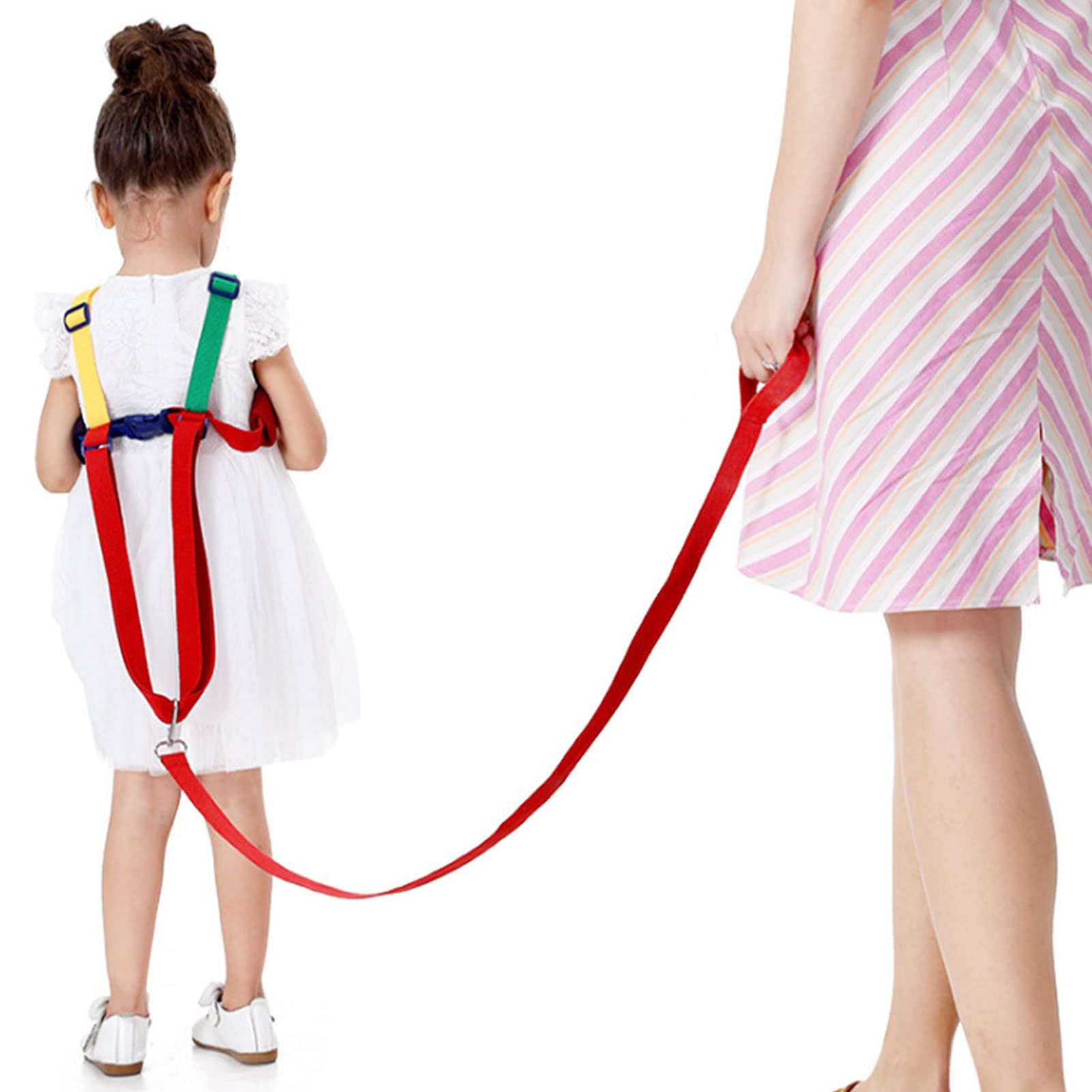 **Breathable Adjustable Toddler Harness with Shoulder Straps - Anti-Lost Safety Leash for Babies & Kids - Perfect for Outdoor Walks, Shopping & Travel**