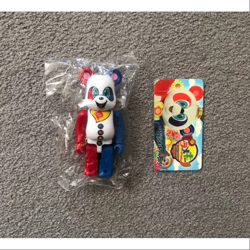 Bearbrick Series 22 ANIMAL Panda Piramekino Pirameki 100% Collectible Figure - Perfect for Display, Gifts & Anime Collections
