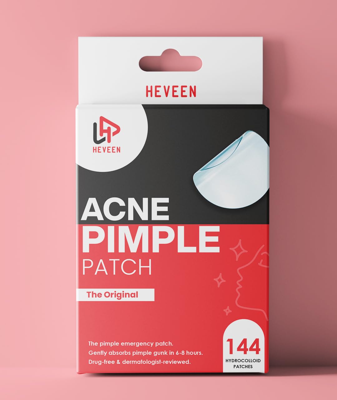 **144 Count Hydrocolloid Acne Patches for Face - Salicylic Acid, Tea Tree & Calendula Oil Pimple Stickers for Zits & Blemishes - Perfect for Overnight Spot Treatment & Daily Skincare**