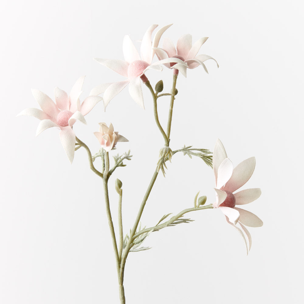 Light Pink Flannel Flower - Soft & Elegant Artificial Silk Flower for Home Decor, Wedding Bouquets, and Floral Arrangements