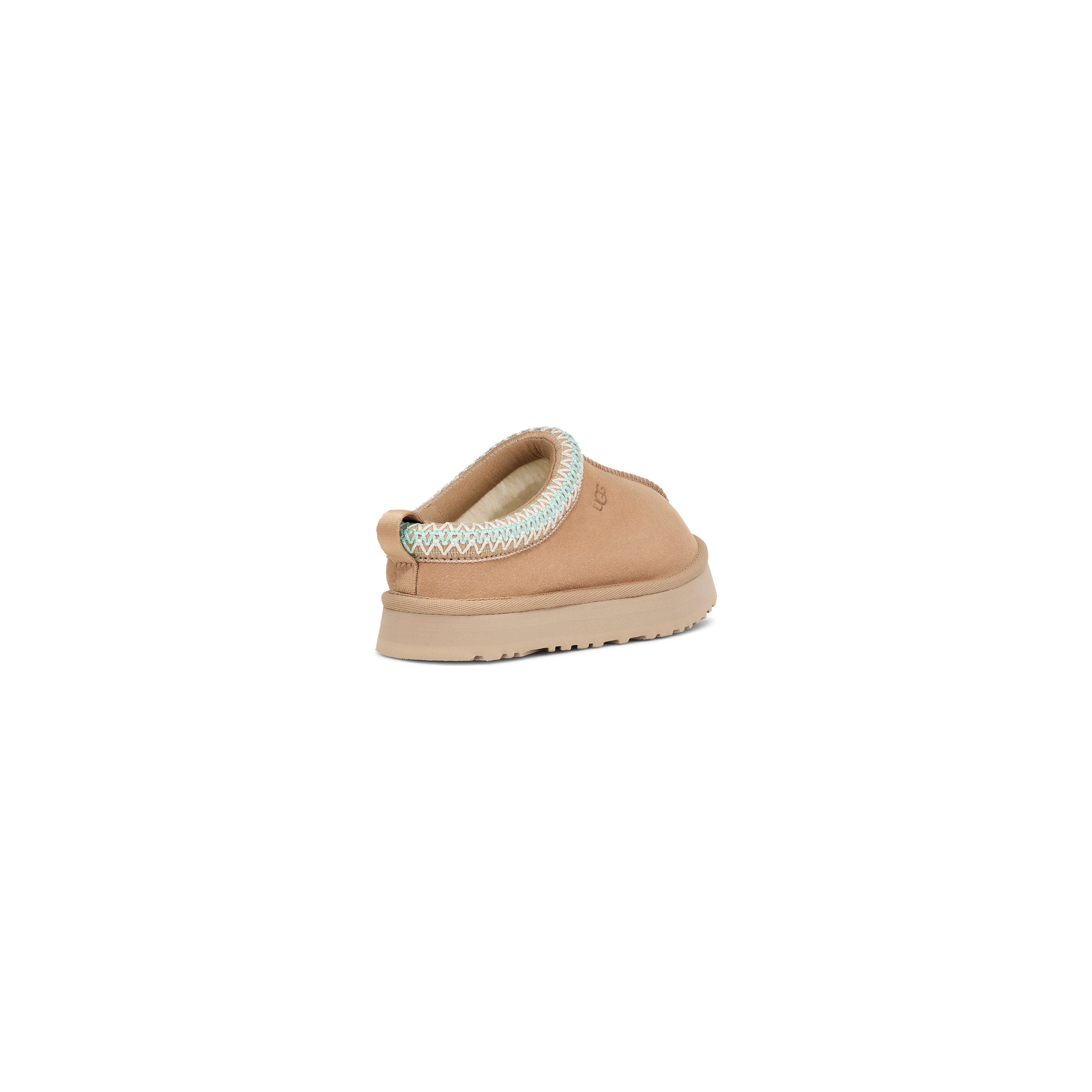 UGG Kids Tazz Slippers in Sand - Cozy & Warm House Shoes for Boys & Girls - Perfect for Indoor Comfort & Winter Wear