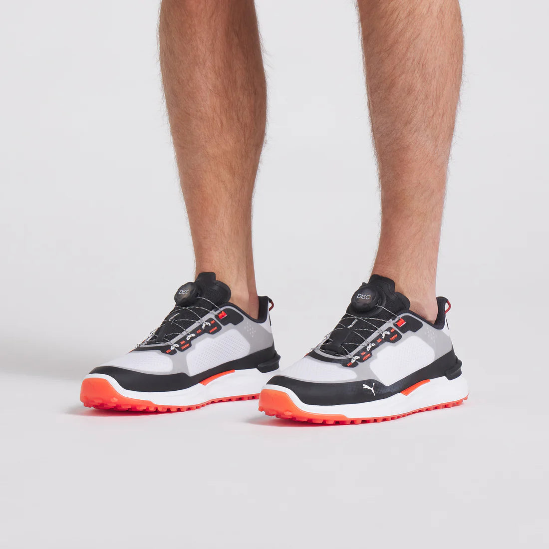 Puma Ignite Elevate 2 Disc Running Shoes for Men - White/Black - Lightweight & Responsive Cushioning - Perfect for Jogging, Gym Workouts & Daily Wear