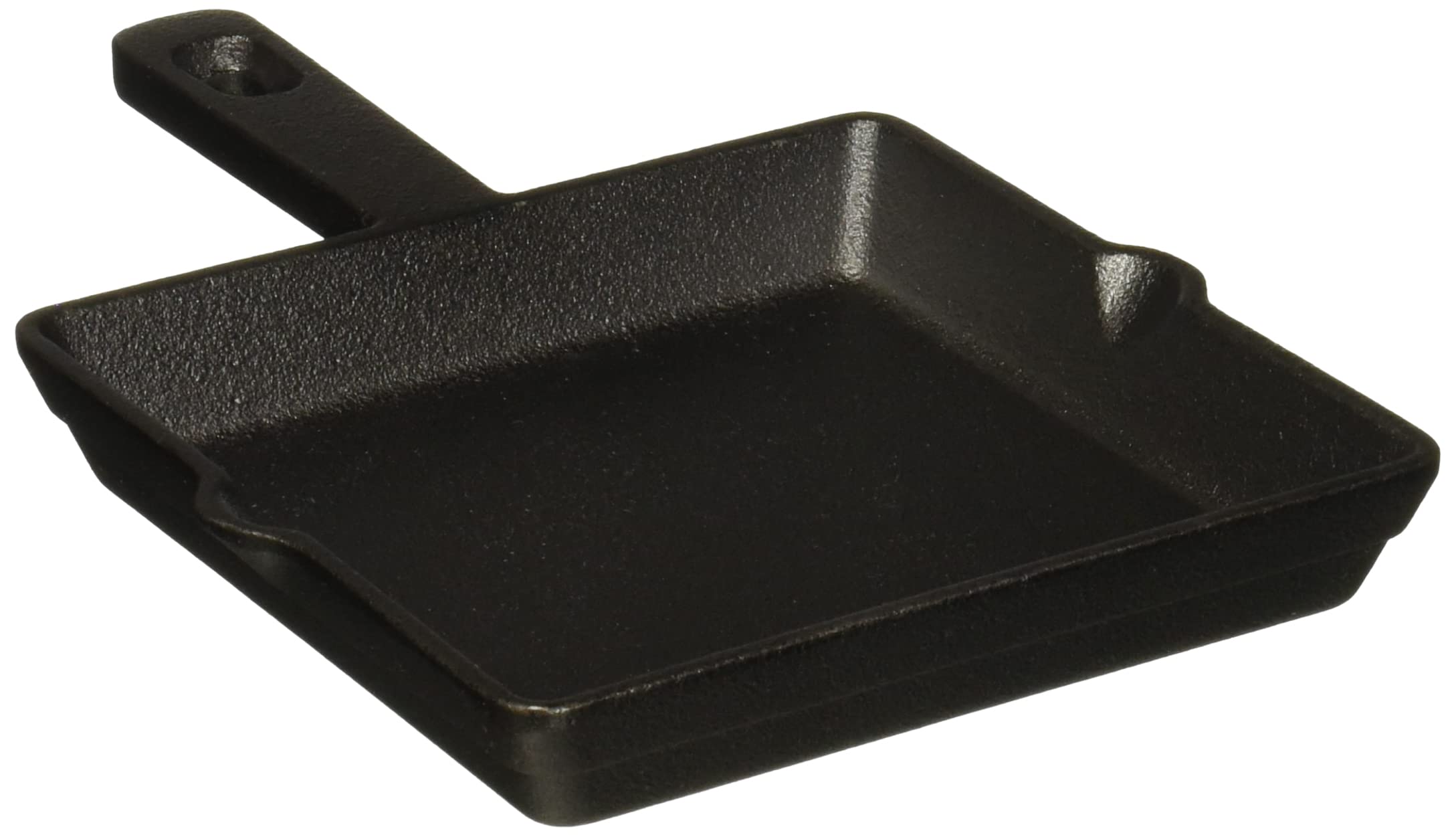 Ecolution 6-Inch Cast Iron Mini Square Griddle Pan - Perfect for Eggs, Pancakes & Grilled Cheese - Ideal for Camping, RV & Small Kitchens