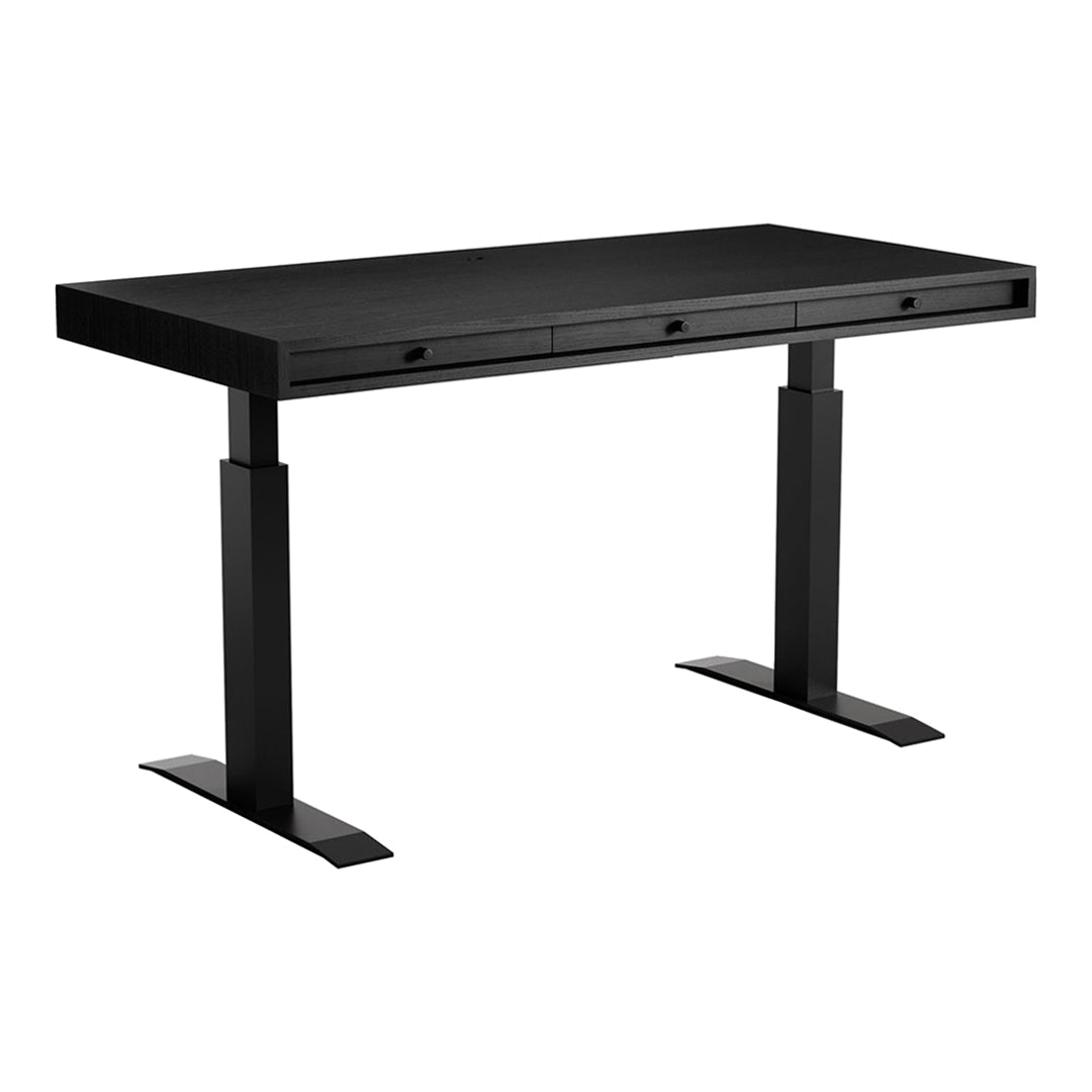 Adjustable Height JFK Home Office Desk with Sturdy Legs - Perfect for Remote Work, Study & Small Spaces