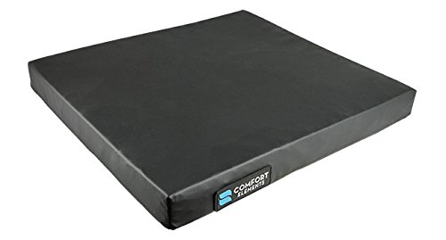 Gel Wheelchair Cushion with Comfort TEK Cover - 18x18 Inches Pressure Relief Seat Pad for Elderly & Disabled - Home Care & Hospital Use