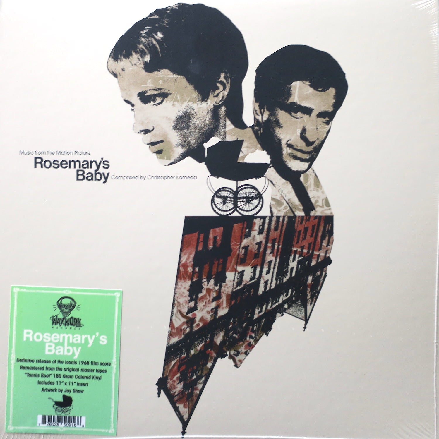 ROSEMARY'S BABY Original Motion Picture Soundtrack - TANNIS ROOT Vinyl LP Record - Perfect for Horror Movie Collectors & Vintage Vinyl Enthusiasts