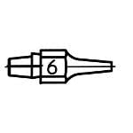 Weller T0051314699 DX 118 Threadless Desoldering Nozzle - 5-Pack for Electronics Repair & PCB Work | Soldering Tool Accessories for DIY & Professional Use