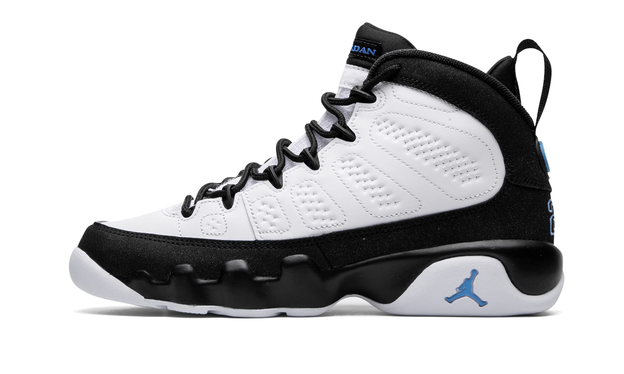 Jordan Youth Air 9 Retro GS Basketball Shoes 302359-140 - University Blue Color - Size 7Y for Kids - Perfect for School, Sports and Casual Wear