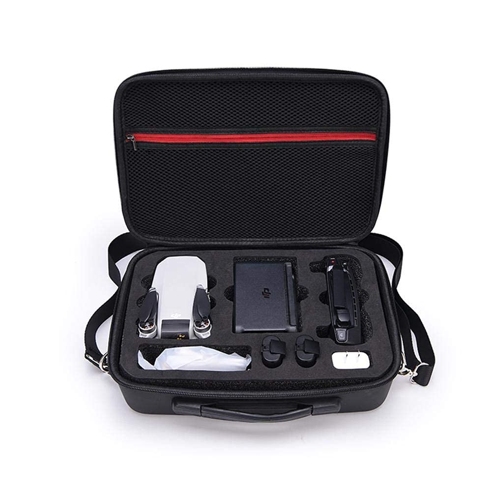 BD.Y Drone Storage Bag - Waterproof Hard PU Carrying Case for DJI Mavic Mini, Portable Travel Handbag with Two-Way Zipper & Handle - Perfect for Outdoor Adventures, Travel Protection & Drone Accessories Storage