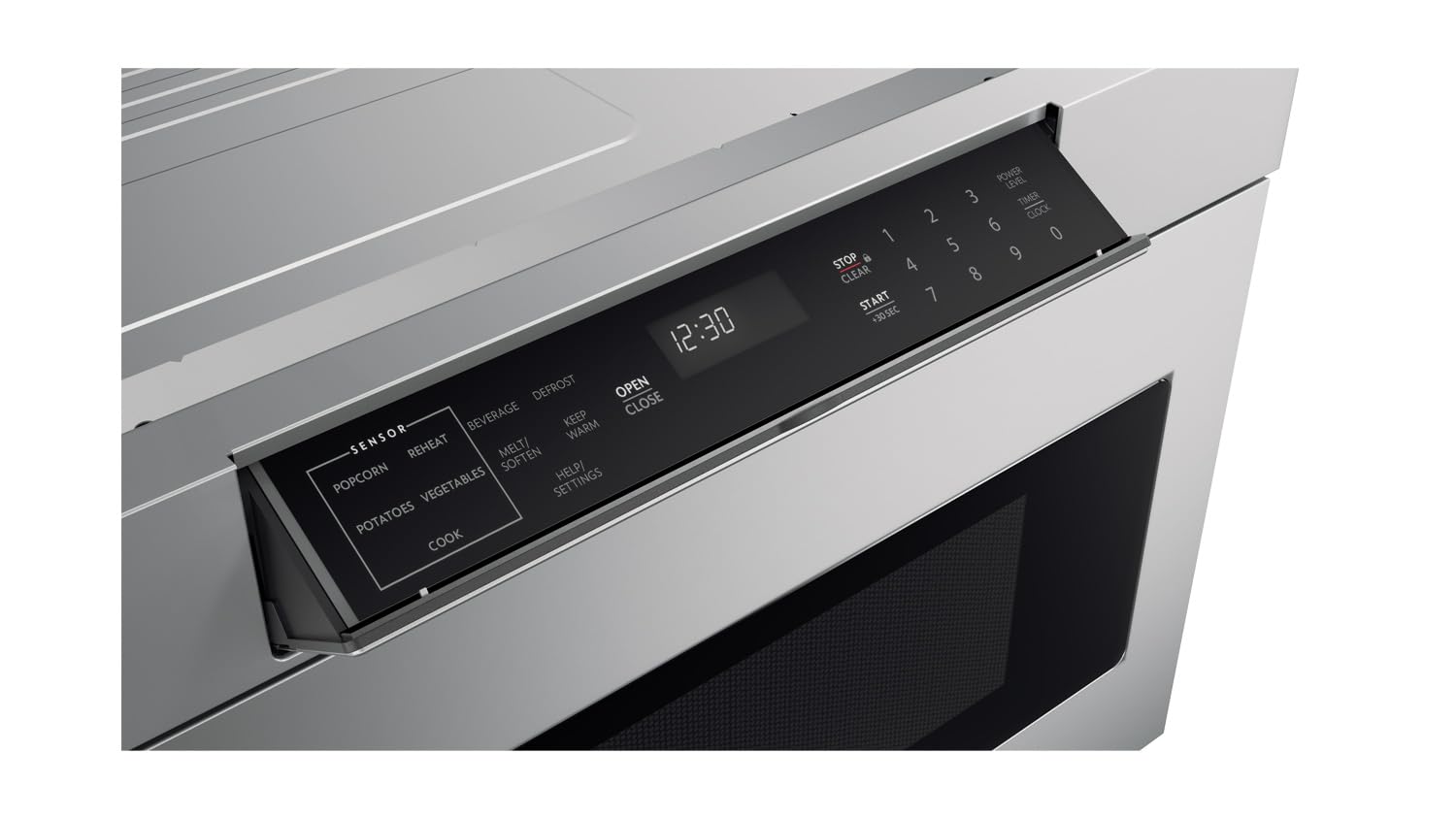 Sharp SMD2470ASY 24-Inch 1.2 cu. Ft. 950W Stainless Steel Built-In Microwave Drawer - Perfect for Modern Kitchens, Small Spaces & Luxury Homes