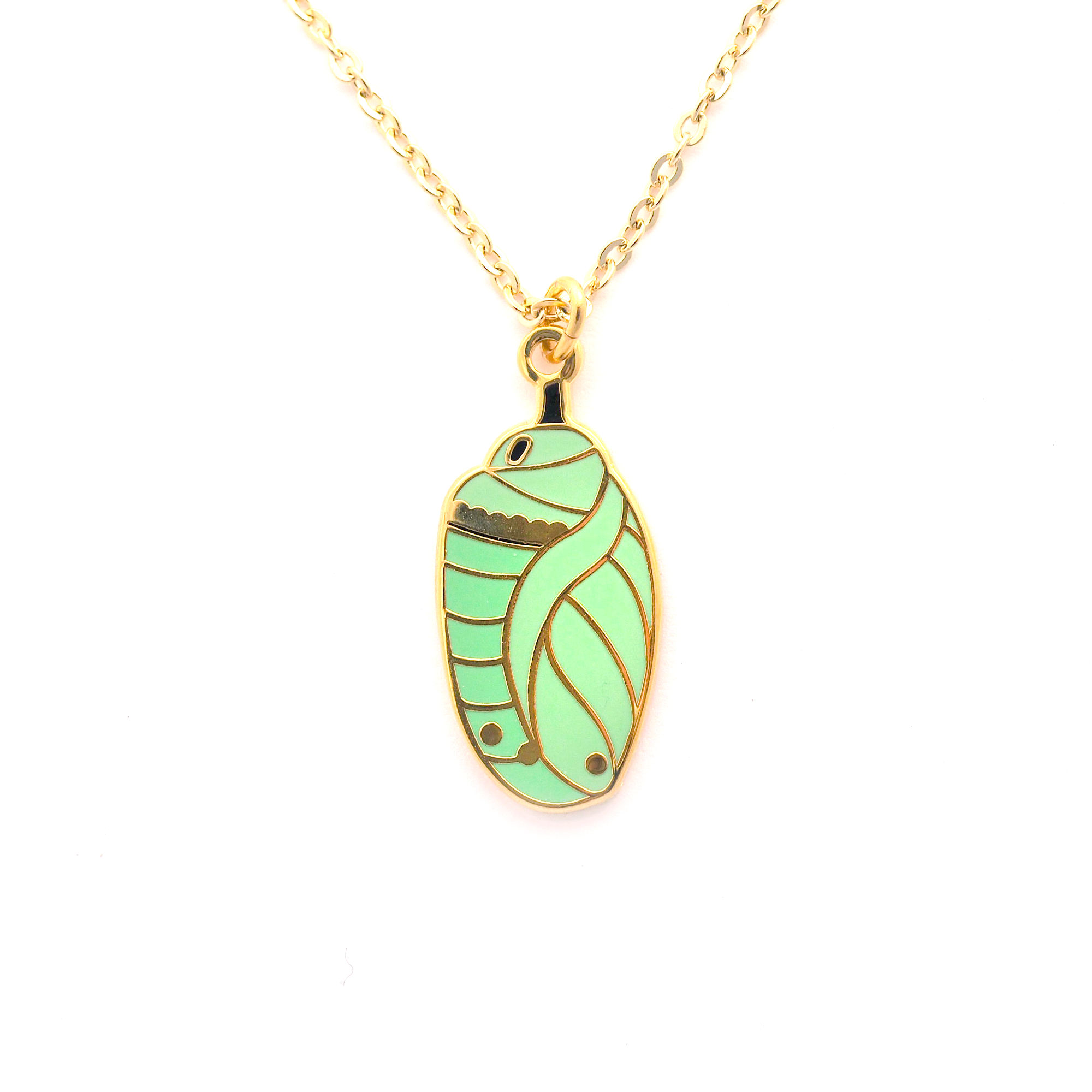 Monarch Butterfly Chrysalis Necklace - Elegant Pendant Jewelry for Women, Nature Inspired Gift for Her | Perfect for Birthdays, Anniversaries & Special Occasions