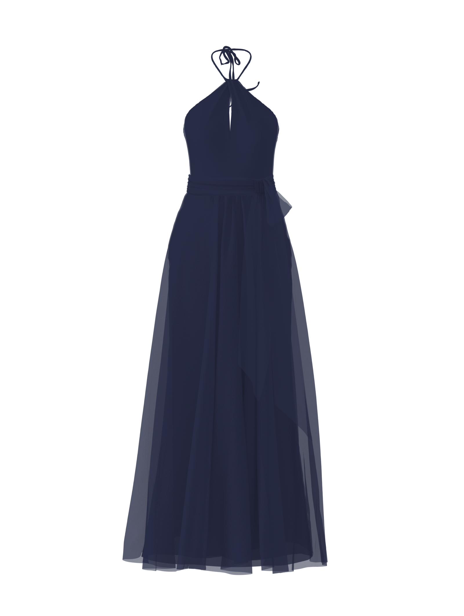 Colby Bodice & Justine Skirt Set with Sash Belt in French Blue - Perfect for Weddings, Parties, and Formal Events