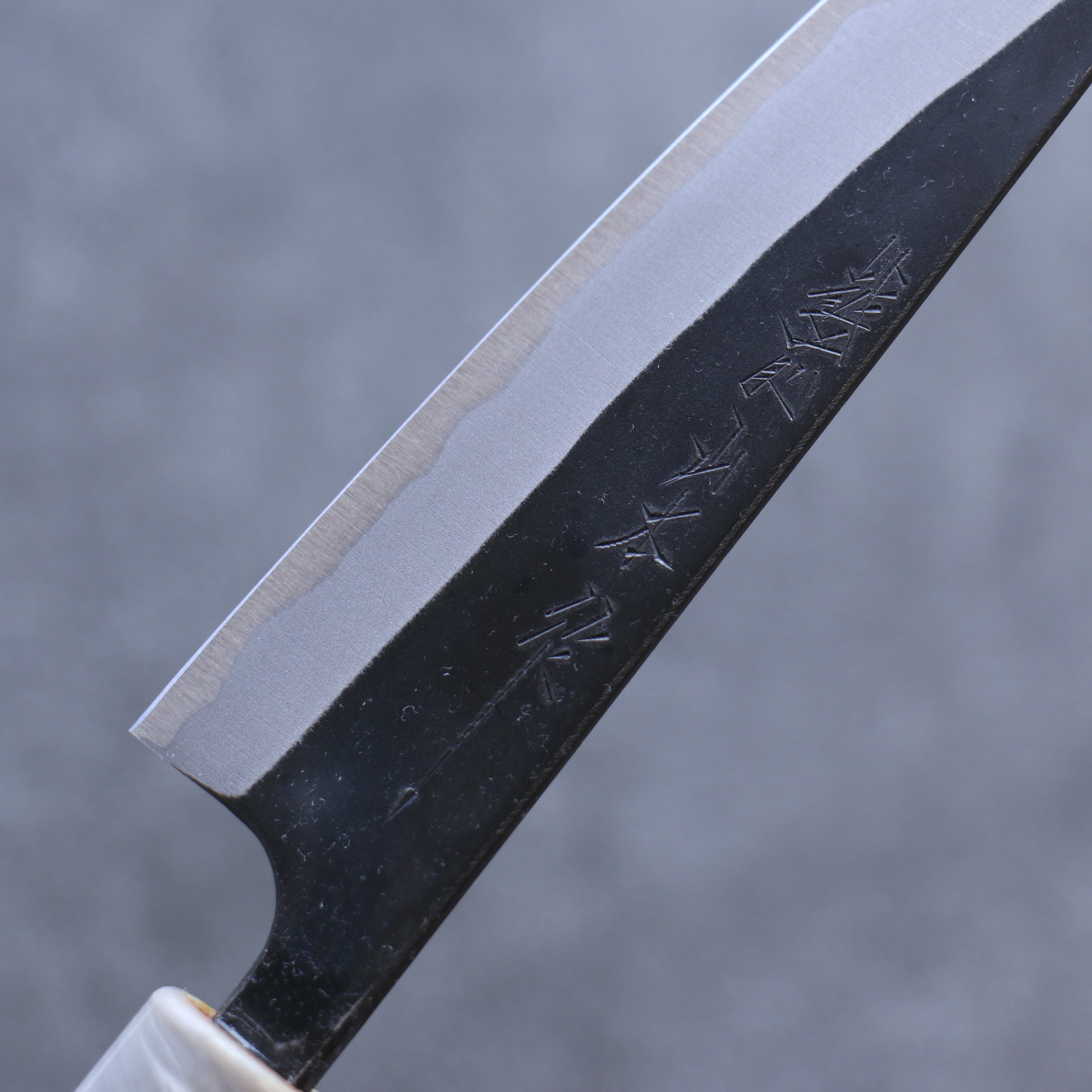 Nao Yamamoto White Steel No.2 Kurouchi Petty Utility Knife 135mm with Cherry Blossom Handle - Perfect for Slicing, Peeling & Precision Kitchen Tasks
