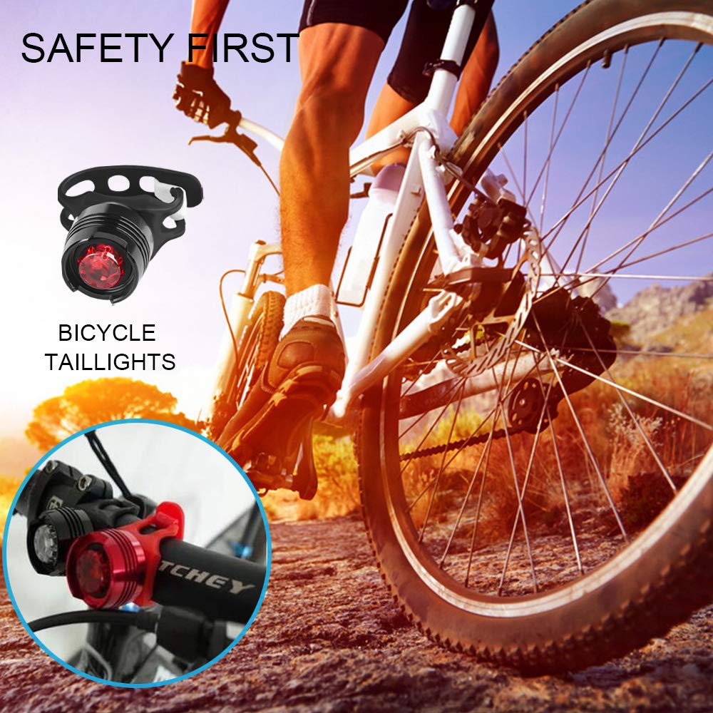 Leeko Bike Computer - USB Rechargeable Bicycle Speedometer & Odometer with Red LCD Display, Waterproof, 4 Light Modes, 5 Recording Modes & 6 Bell Sounds - Perfect for Night Riding, Cycling Training & Commuting