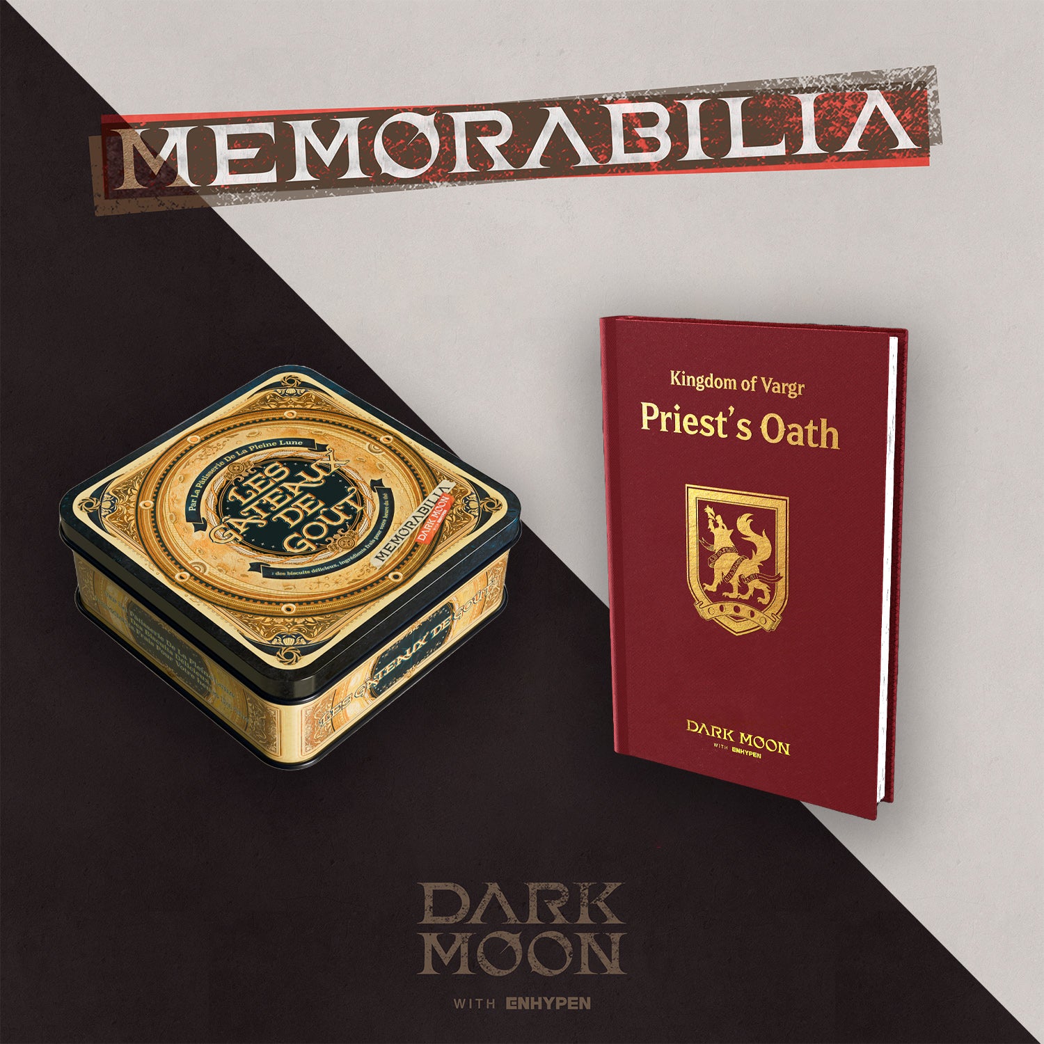 ENHYPEN DARK MOON Special Album 'MEMORABILIA' - K-Pop Collectible CD with Photobook - Perfect for Fans & Music Collectors - Great for Gifts, Concerts, and K-Pop Collections