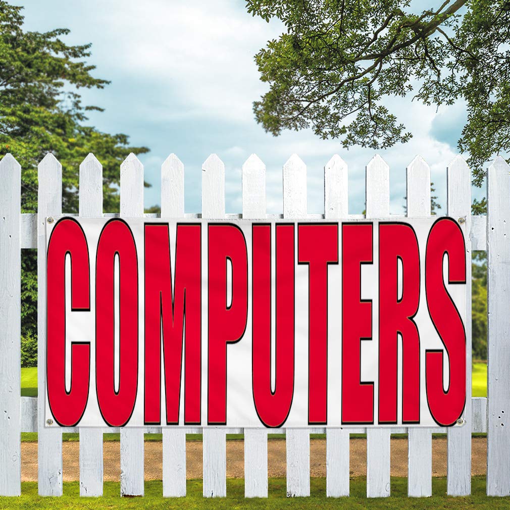 Vinyl Banner - 60x144 Inches, Weatherproof Outdoor Advertising Sign with 10 Grommets (Multiple Sizes Available) - Perfect for Business, Yard Signs, Industrial Use & Computer Printing