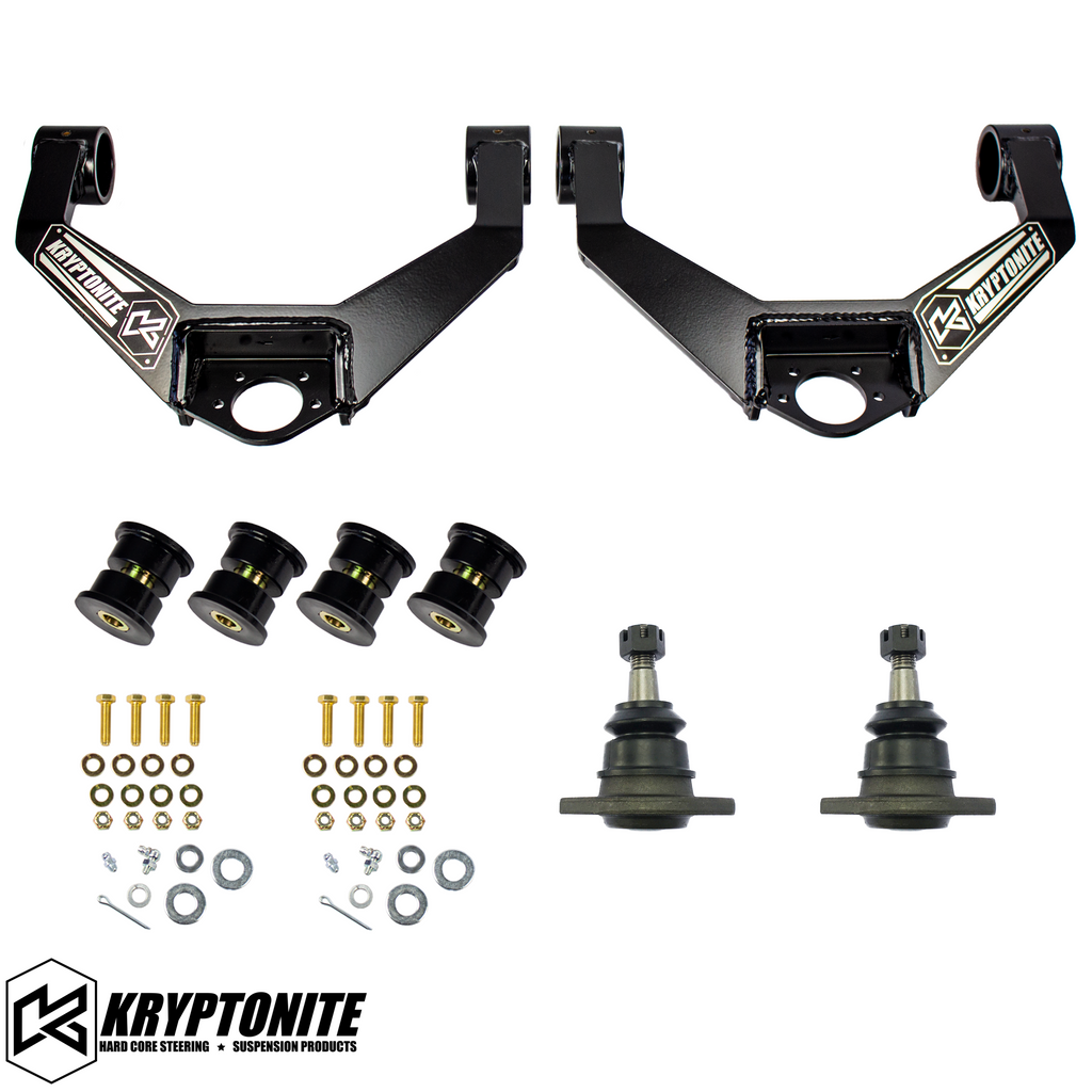 Kryptonite Suspension Upper Control Arms for 20+ Chevy/GMC 2500/3500HD - Heavy Duty Truck Lift Kit Upgrade for Off-Road & Towing