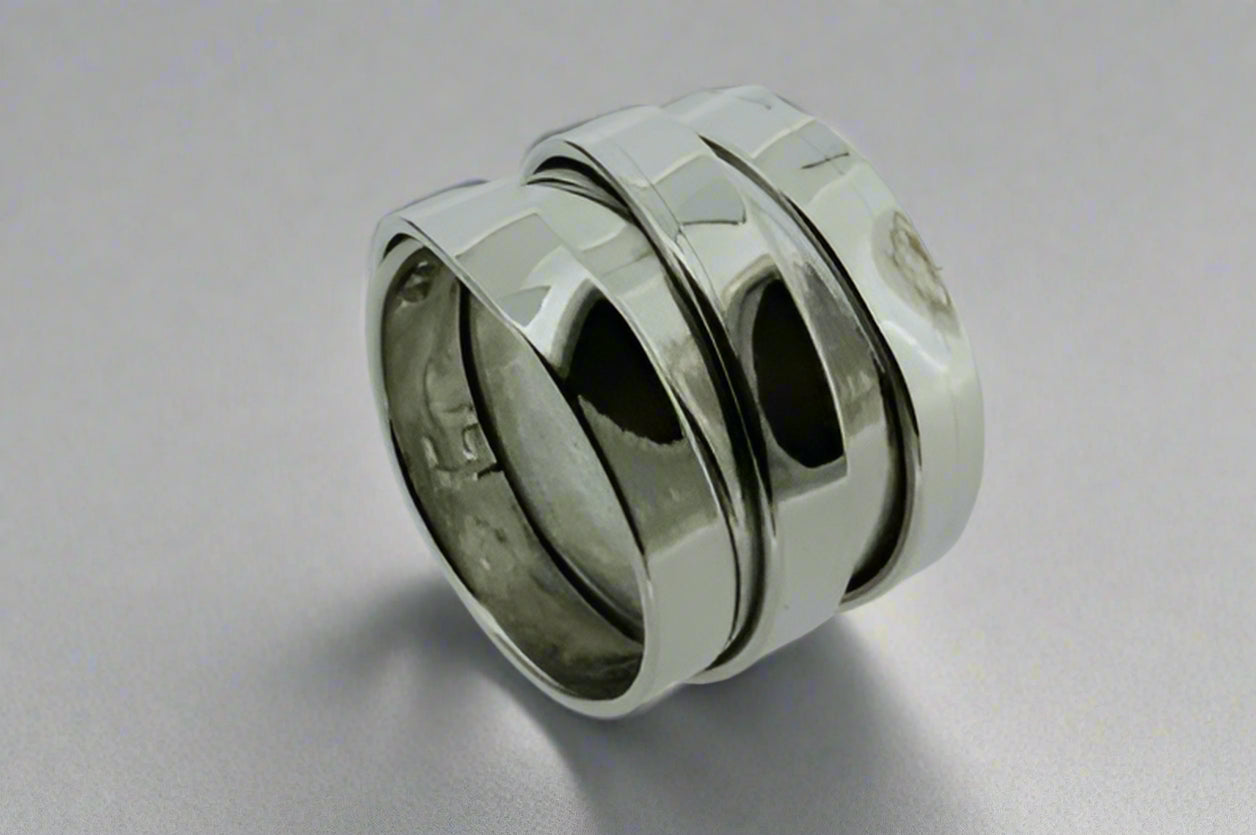 Sterling Silver Flat Knot Ring for Women - Elegant Minimalist Jewelry for Everyday Wear, Gifts & Special Occasions