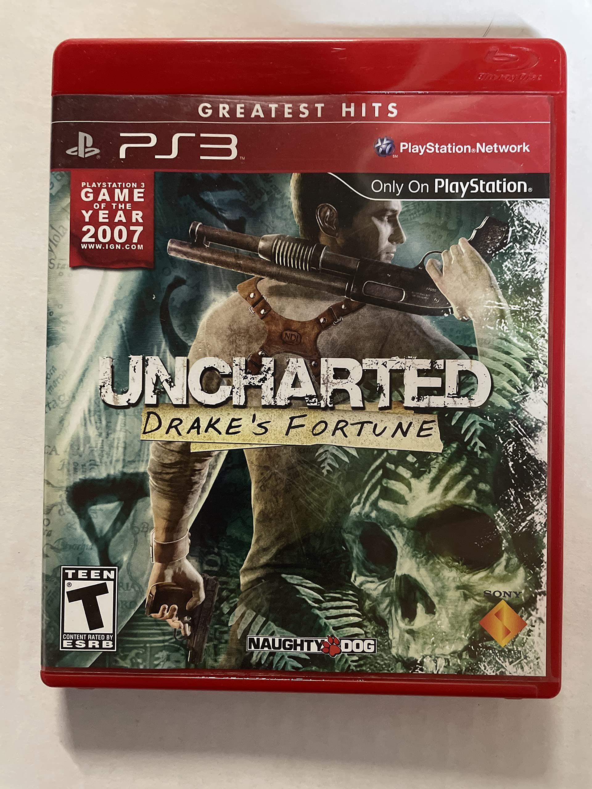 Uncharted: Drake's Fortune - PlayStation 3 Game | Action-Adventure Video Game for PS3 | Perfect for Solo Gaming & Adventure Lovers