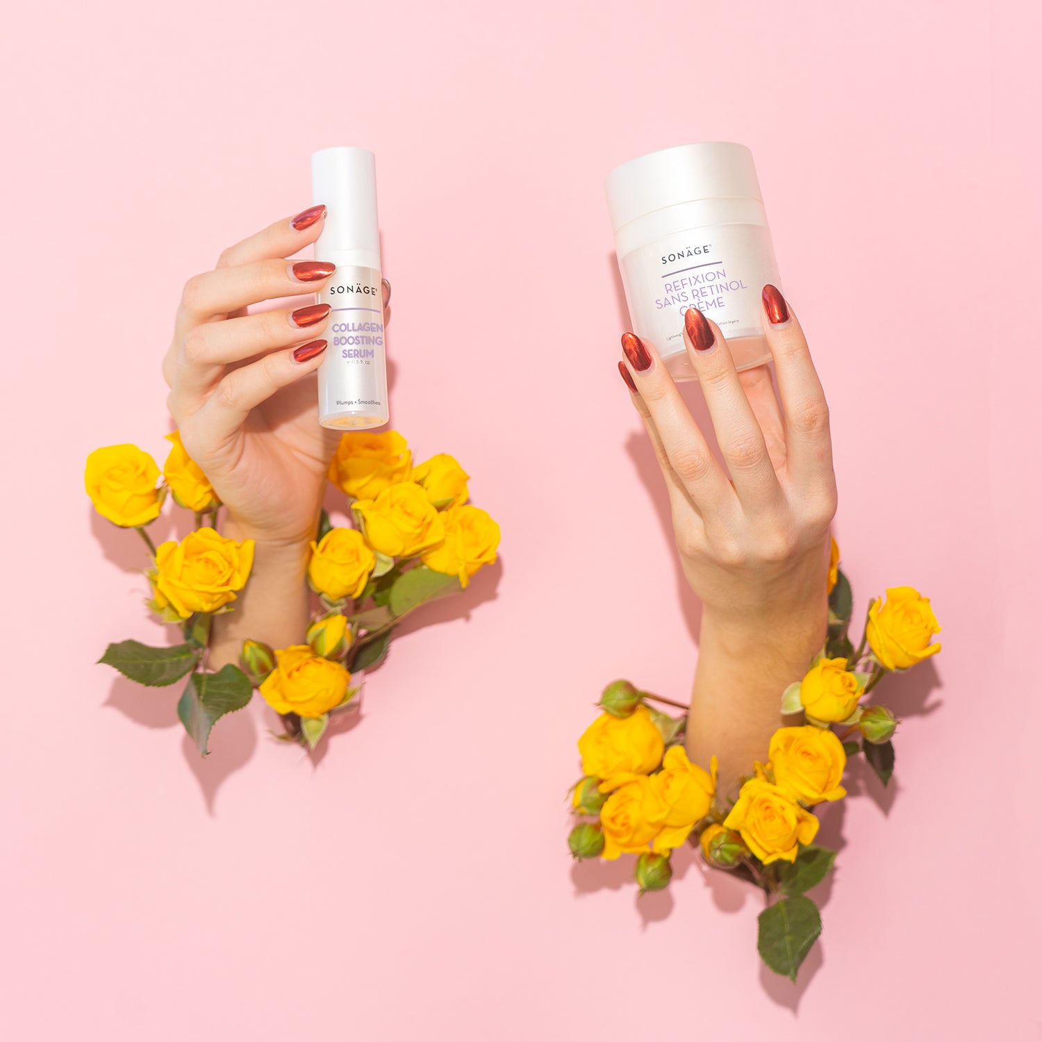 Best Skin Firming & Plumping Duo Set for Anti-Aging & Wrinkle Reduction - Face & Neck Cream for Youthful Glow | Day & Night Skincare Routine