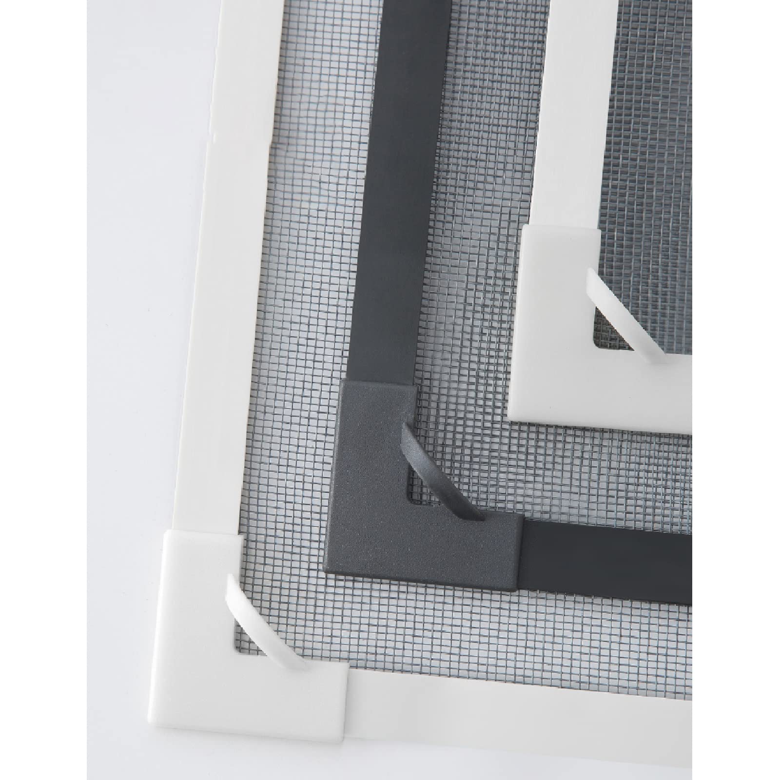 Adjustable DIY Magnetic Window Screen - Custom Fit for Any Window, Cut to Size - Grey Mesh (120x160cm) - Perfect for Home, Apartment, RV, and Office Use