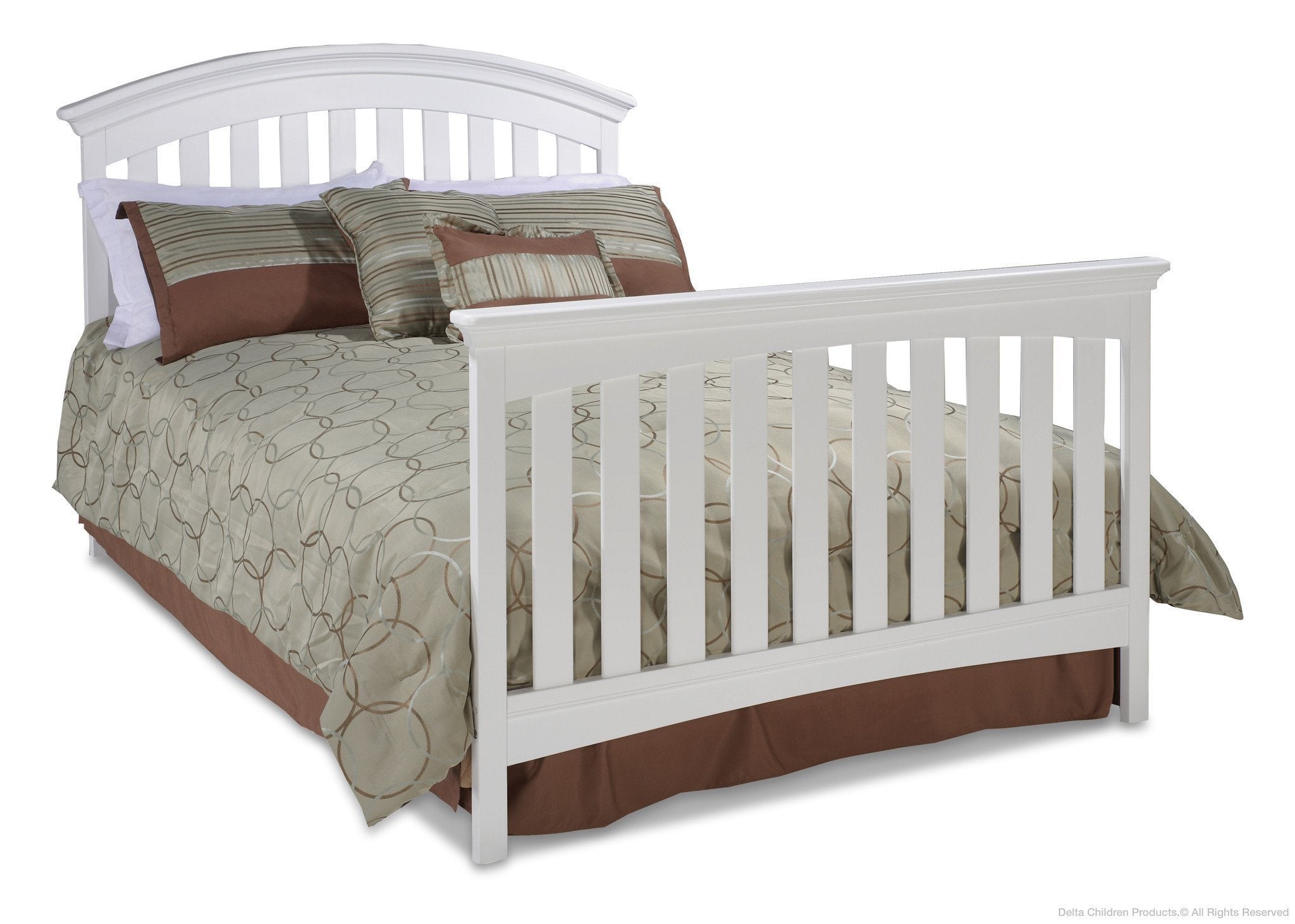 Bentley 4-in-1 Convertible Baby Crib with Toddler Bed, Daybed & Full-Size Bed Conversion - Perfect for Nursery, Bedroom & Guest Room