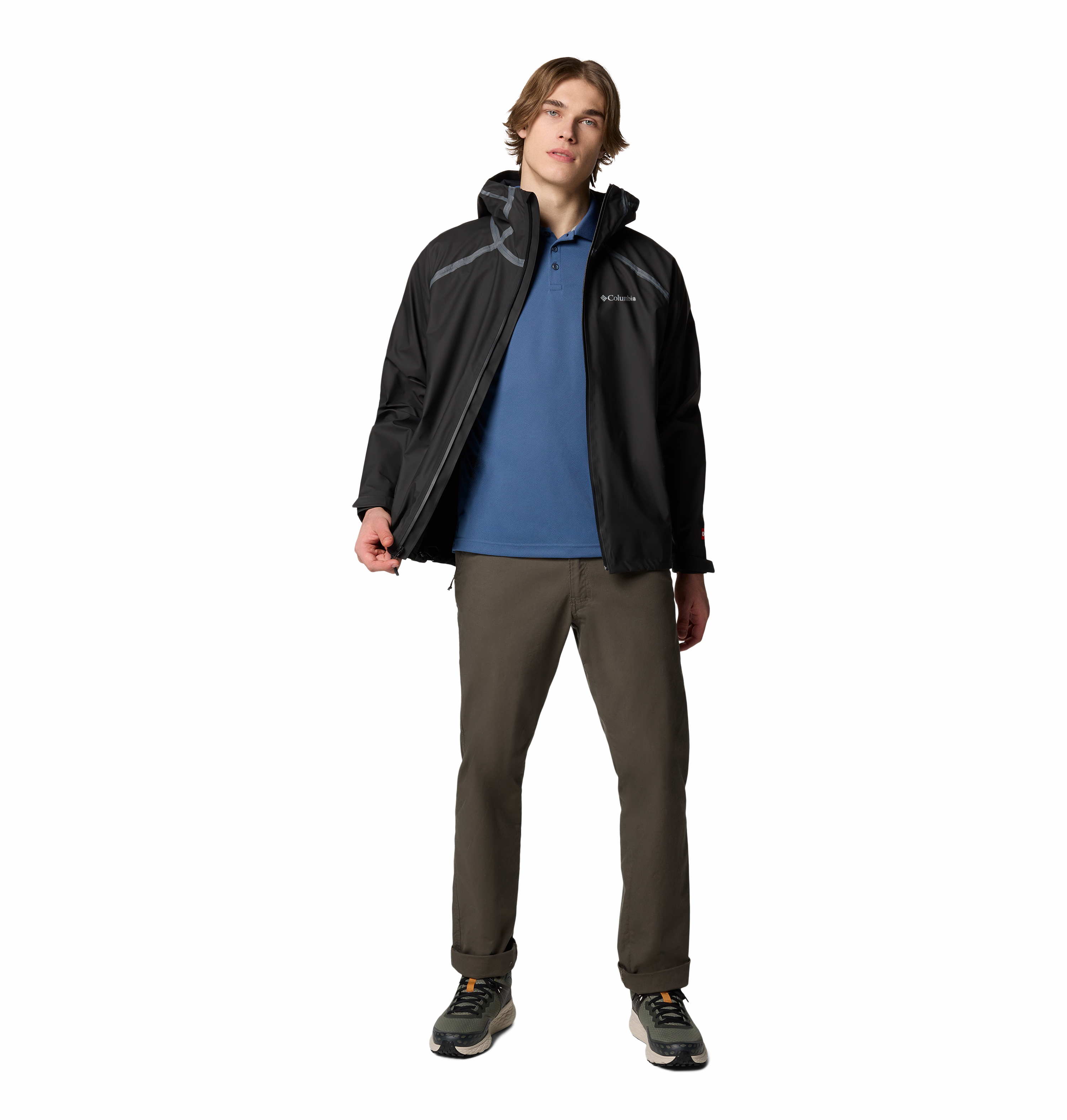 Columbia Men's Reign No Shine™ Waterproof Jacket - Lightweight Raincoat for Hiking, Camping & Outdoor Activities