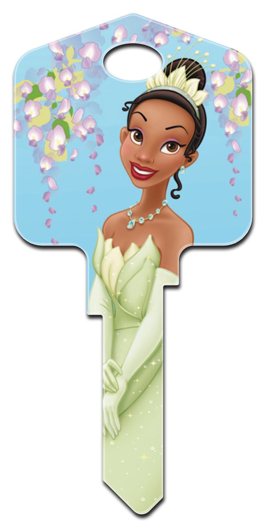 Disney Princess Tiana Kwikset KW House Key - Themed Bedroom & Kids Room Decoration for Disney Fans