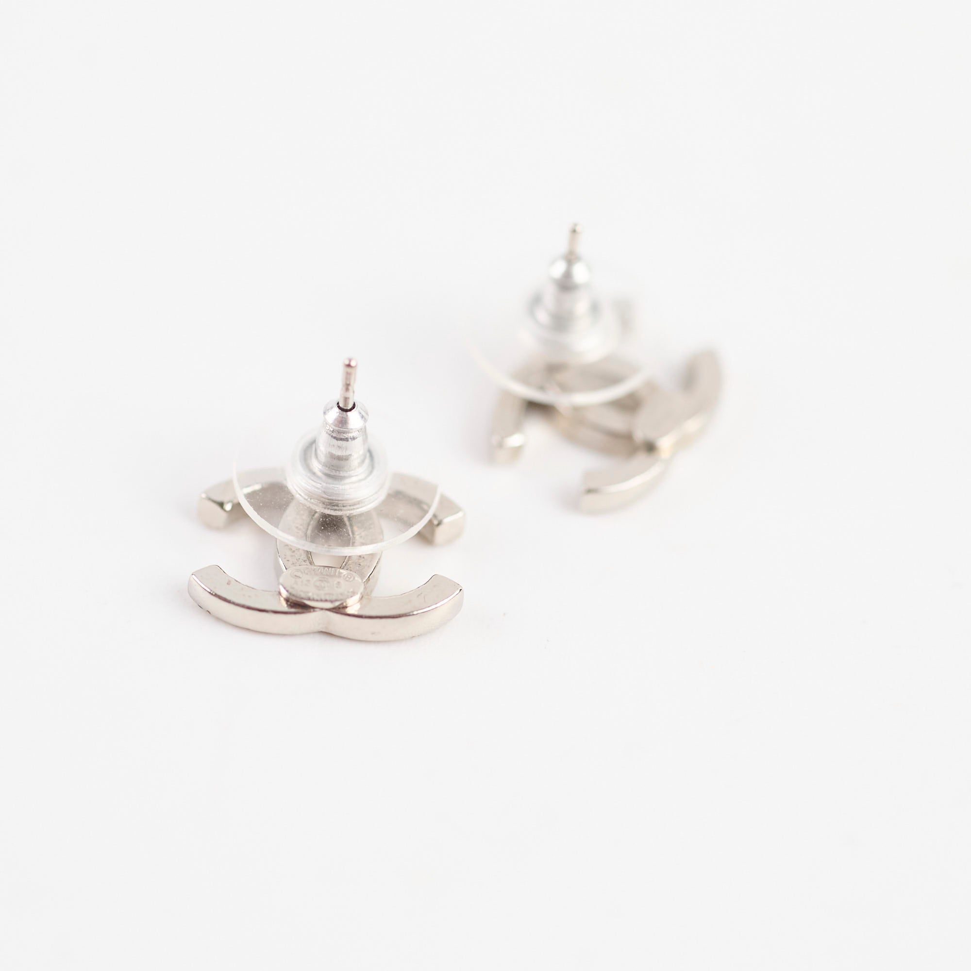 Chanel CC Logo Crystal Earrings for Women - Luxury Fashion Jewelry Gift for Birthday, Anniversary & Special Occasions - Perfect for Parties, Weddings & Evening Events
