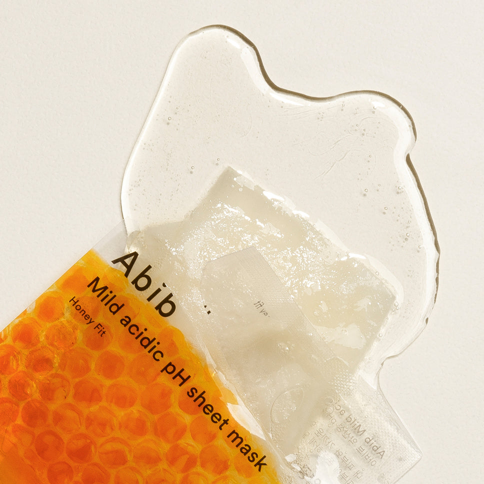Abib Mild Acidic PH Sheet Mask - Honey Fit (10 Sheet/Box) | Hydrating & Soothing Face Mask for Dry & Sensitive Skin | Korean Skincare for Daily Use & Spa Days