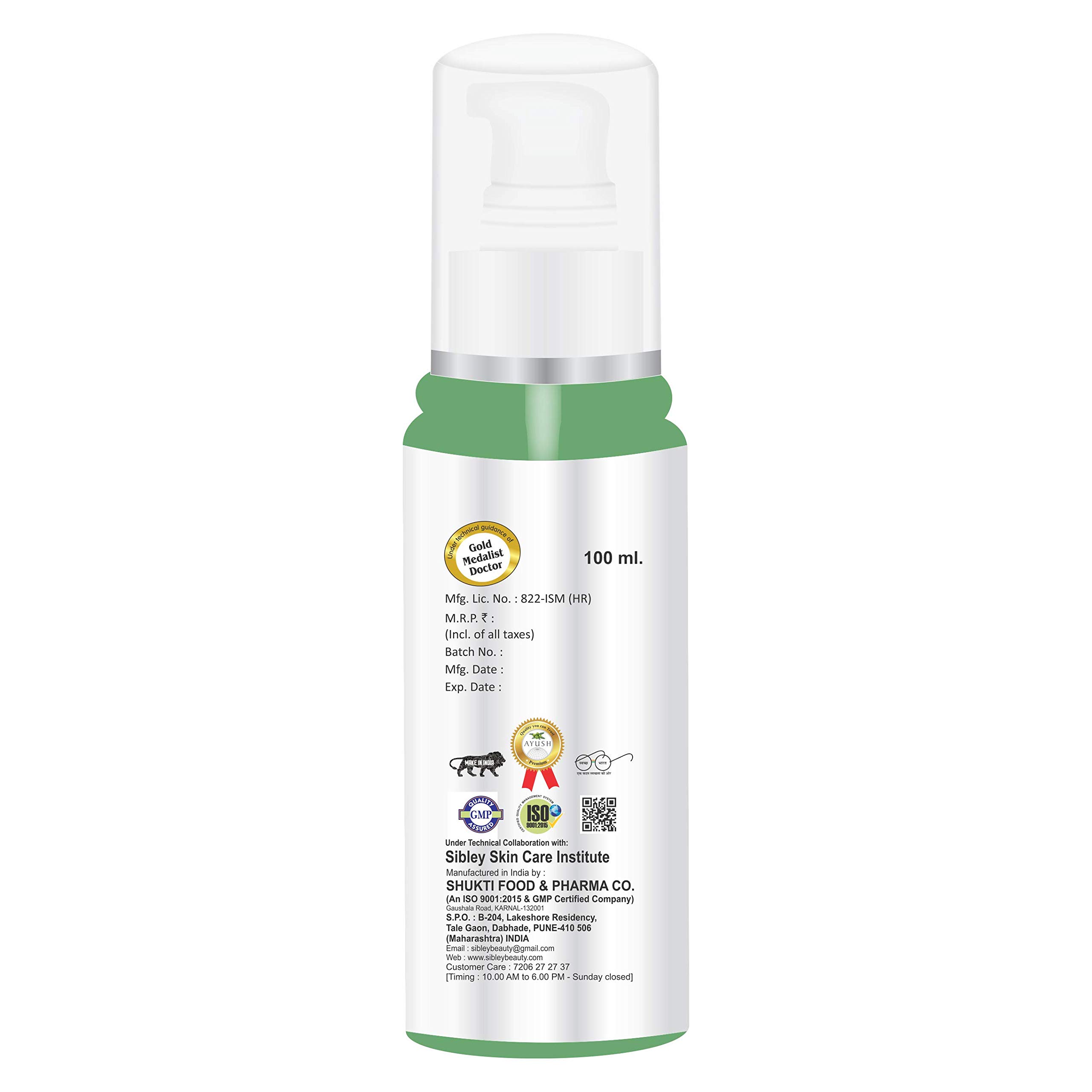 Neem Tulsi Tea Tree Oil Acne Face Wash for Clear Skin - 100ml Gentle Cleanser for Men & Women - Fights Breakouts & Blemishes - Perfect for Daily Skincare Routine & Acne-Prone Skin