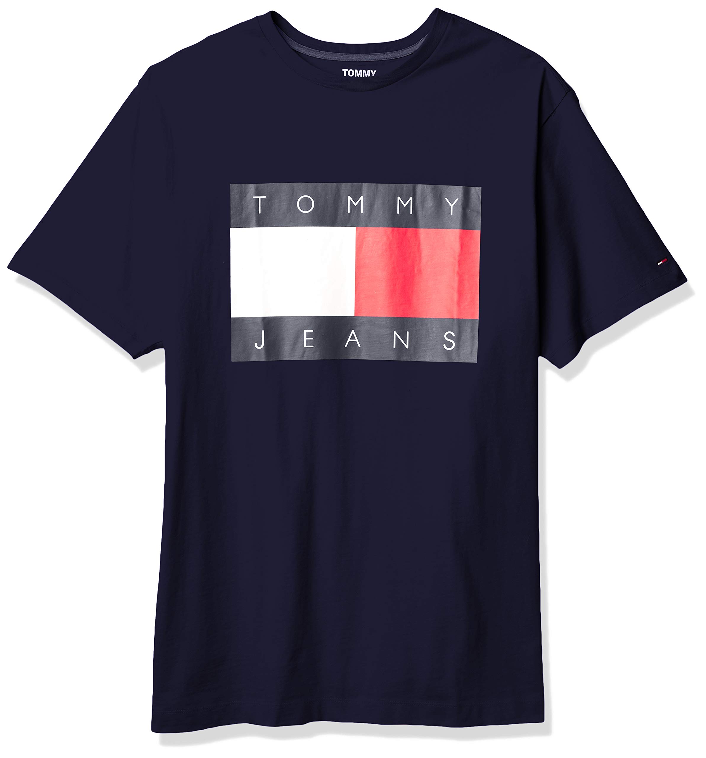 Tommy Hilfiger Men's Big & Tall Short Sleeve Cotton T-Shirt - Comfortable Casual Wear for Everyday & Summer Outfits