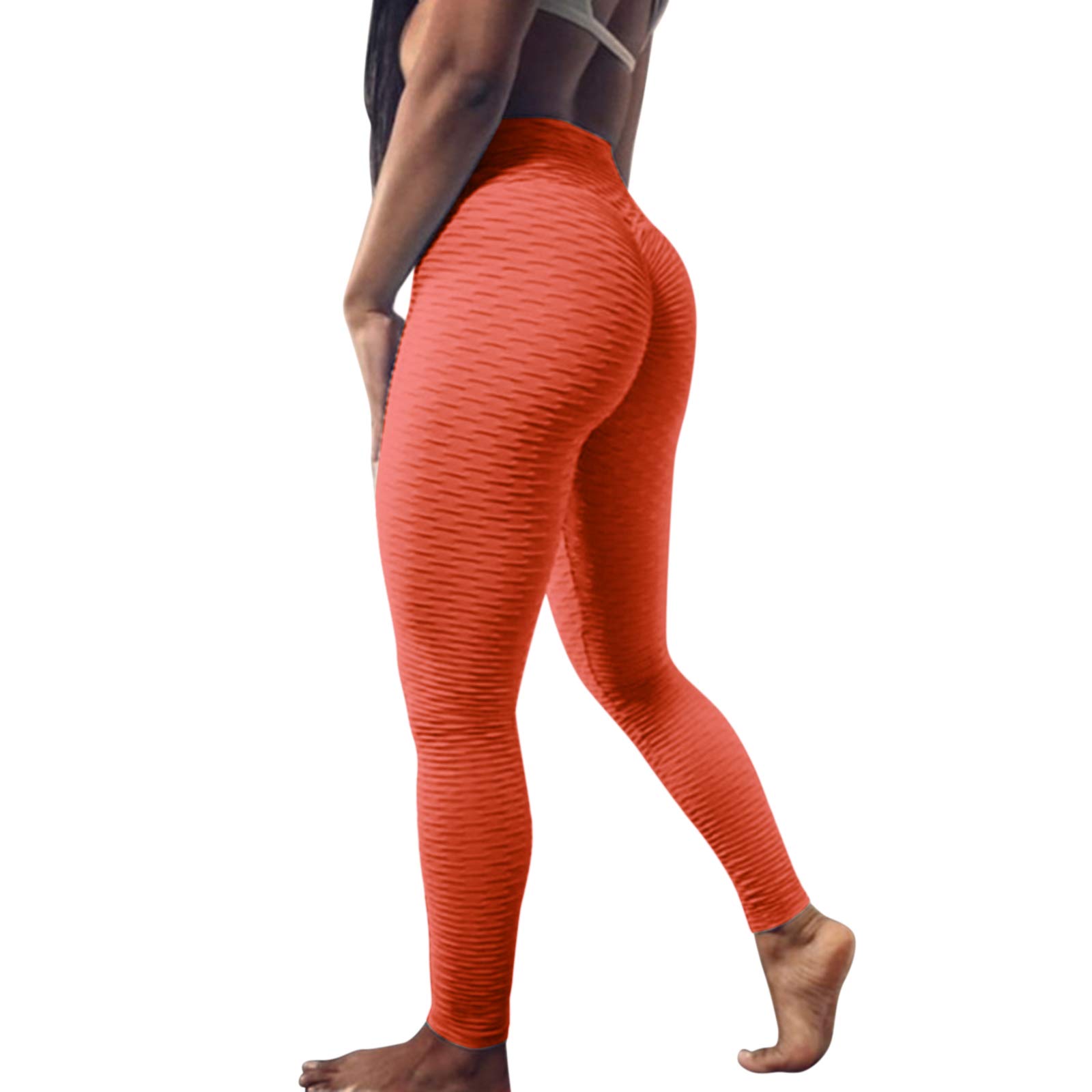 Best TikTok Famous Women's Butt Lifting Yoga Pants - High Waist Tummy Control Bubble Hip Lift Workout Running Tights for Gym, Yoga & Everyday Wear
