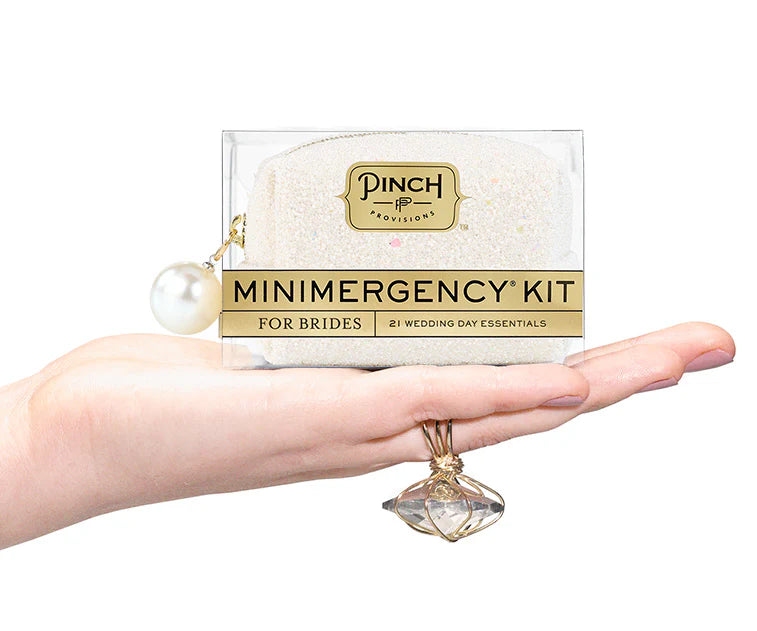 Mini Emergency Kit for Brides - Pearl & Glitter Essentials for Wedding Day Emergencies | Perfect for Bridal Showers, Bachelorette Parties & Last-Minute Fixes