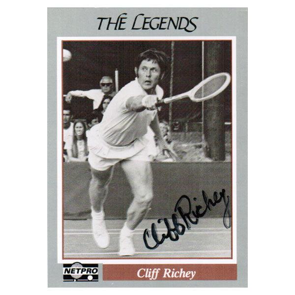 Cliff Richey Autographed Tennis Legends Trading Card - Collectible Memorabilia for Sports Fans & Gift for Tennis Enthusiasts