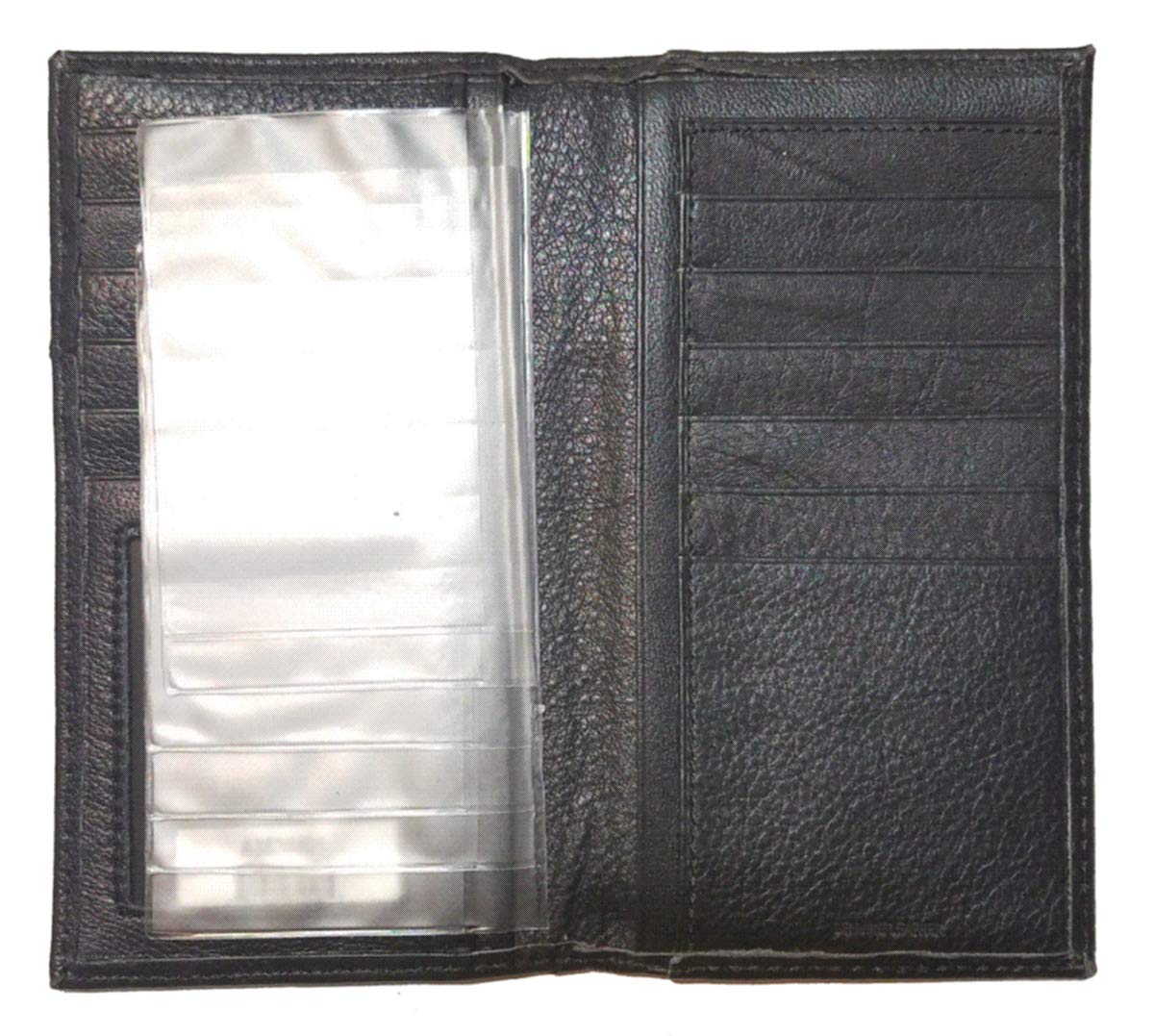 Custom Our Lady of Guadalupe & American Flag Print Ariat Black Digital Camo Long Wallet - Perfect for Everyday Use, Gifts & Patriotic Occasions