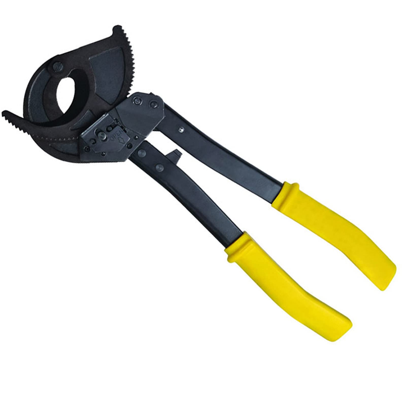 Heavy Duty Ratchet Cable Cutter - Hydraulic Wire & Bolt Cutters with Comfort Grip Handles for Copper & Aluminum Cables up to 400mm²/500mm² - Ideal for Electrical Work, Construction & Industrial Cable Cutting