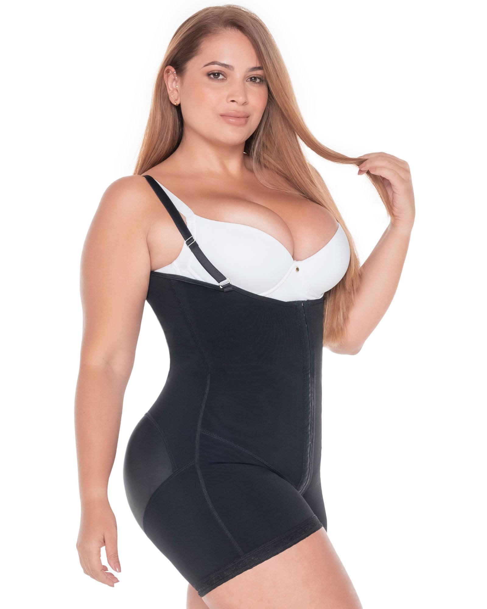 DELIÉ by Fajas DPrada 09111 Colombian Postpartum Girdle - Full Body Shaper for Women - Slimming Waist Trainer & Tummy Control Shapewear for Post Pregnancy Recovery & Everyday Wear