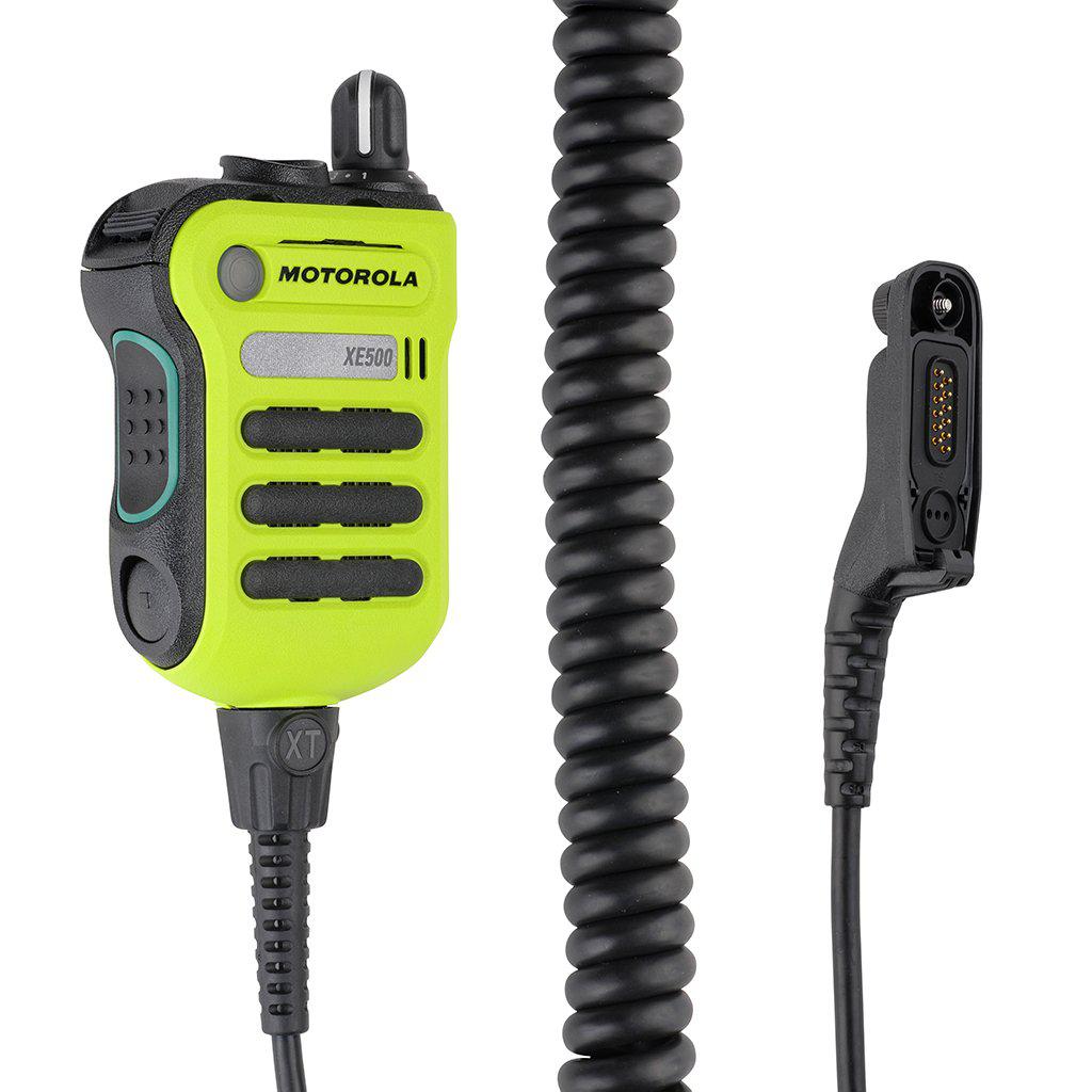 Motorola PMMN4106D Remote Speaker Microphone - Two-Way Radio Accessory for Clear Communication | Perfect for Security, Construction & Outdoor Adventures