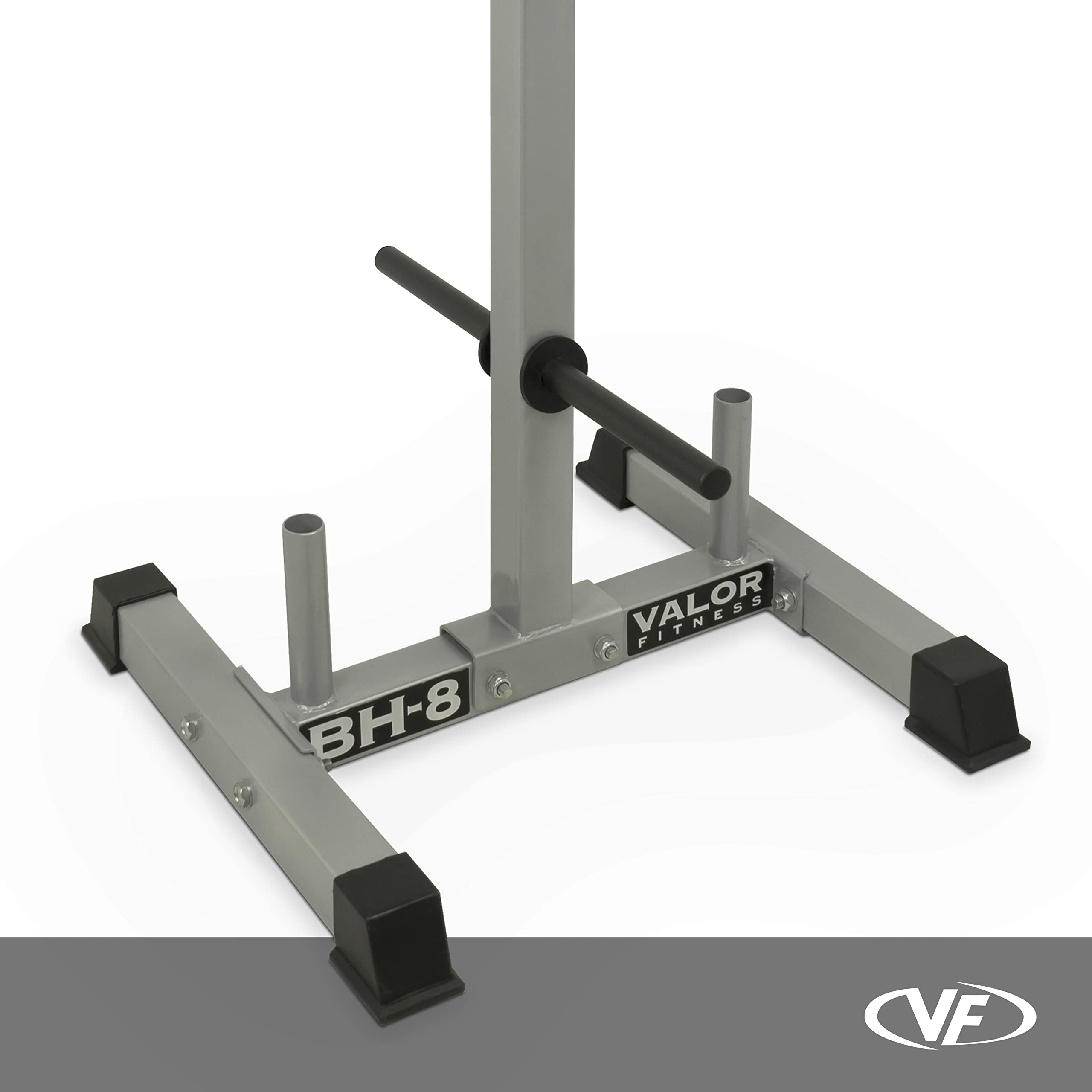 Valor Fitness Weight Rack for Olympic & Standard Plates - Heavy Duty Bumper Plate & Barbell Storage Organizer for Home Gym, Garage Workout Space - Perfect for Weightlifting, CrossFit & Strength Training