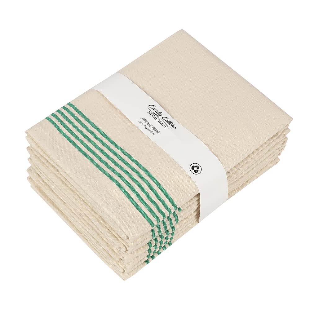 Boho Cotton Dish Towels Set of 6 - Vintage Farmhouse Kitchen Decor for Gifting & Daily Use