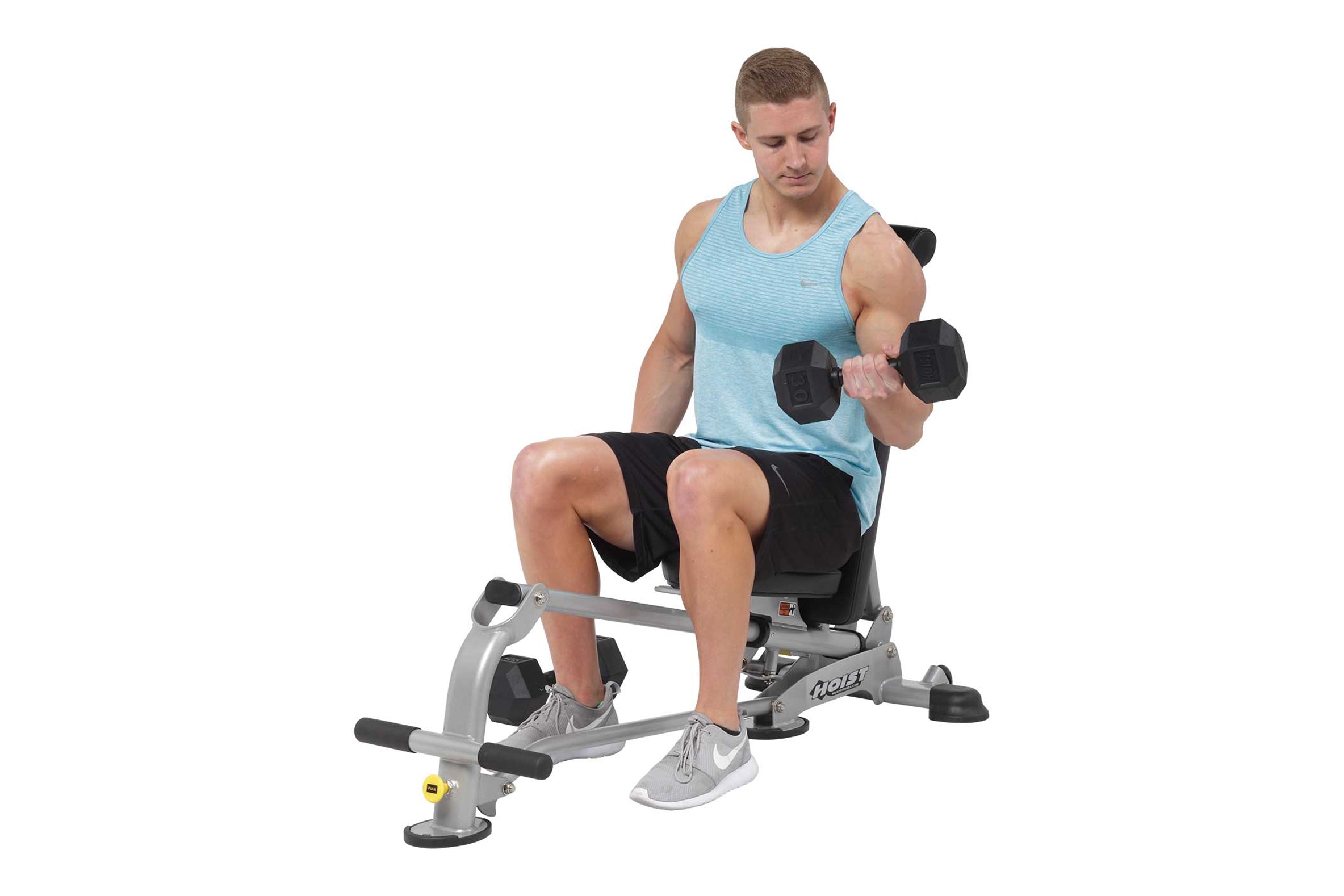 Hoist HF 5167 7-Position Adjustable Folding Weight Bench for Home Gym - Perfect for Strength Training, Full-Body Workouts & Compact Storage