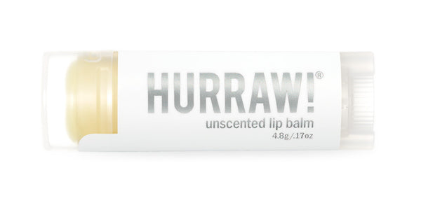 Hurraw! Organic Unscented Lip Balm for Dry Lips - Natural Moisturizing & Hydrating Lip Care - Perfect for Daily Use, Outdoor Activities & Winter Protection