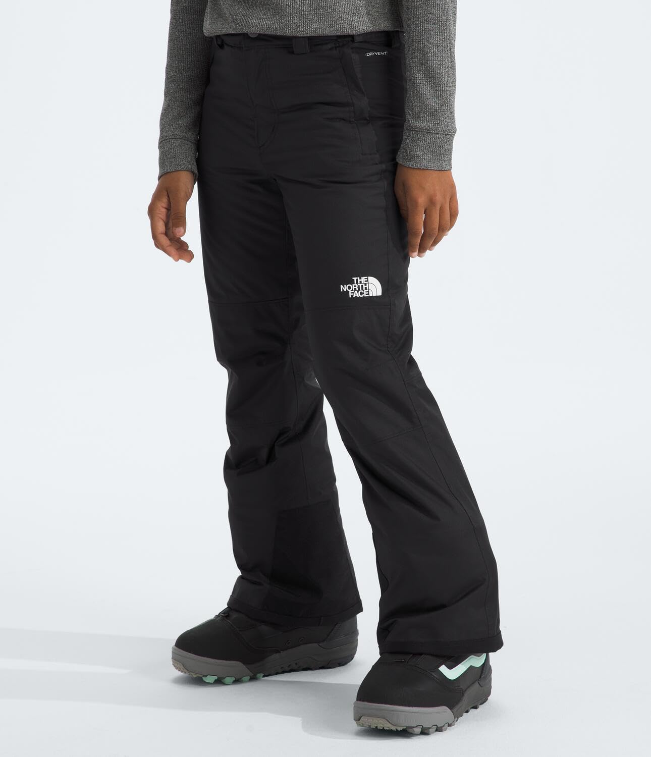 THE NORTH FACE Girls' Freedom Insulated Winter Snow Pants - Waterproof & Warm Ski Pants for Kids - Perfect for Snowboarding, Skiing & Cold Weather Outdoor Activities
