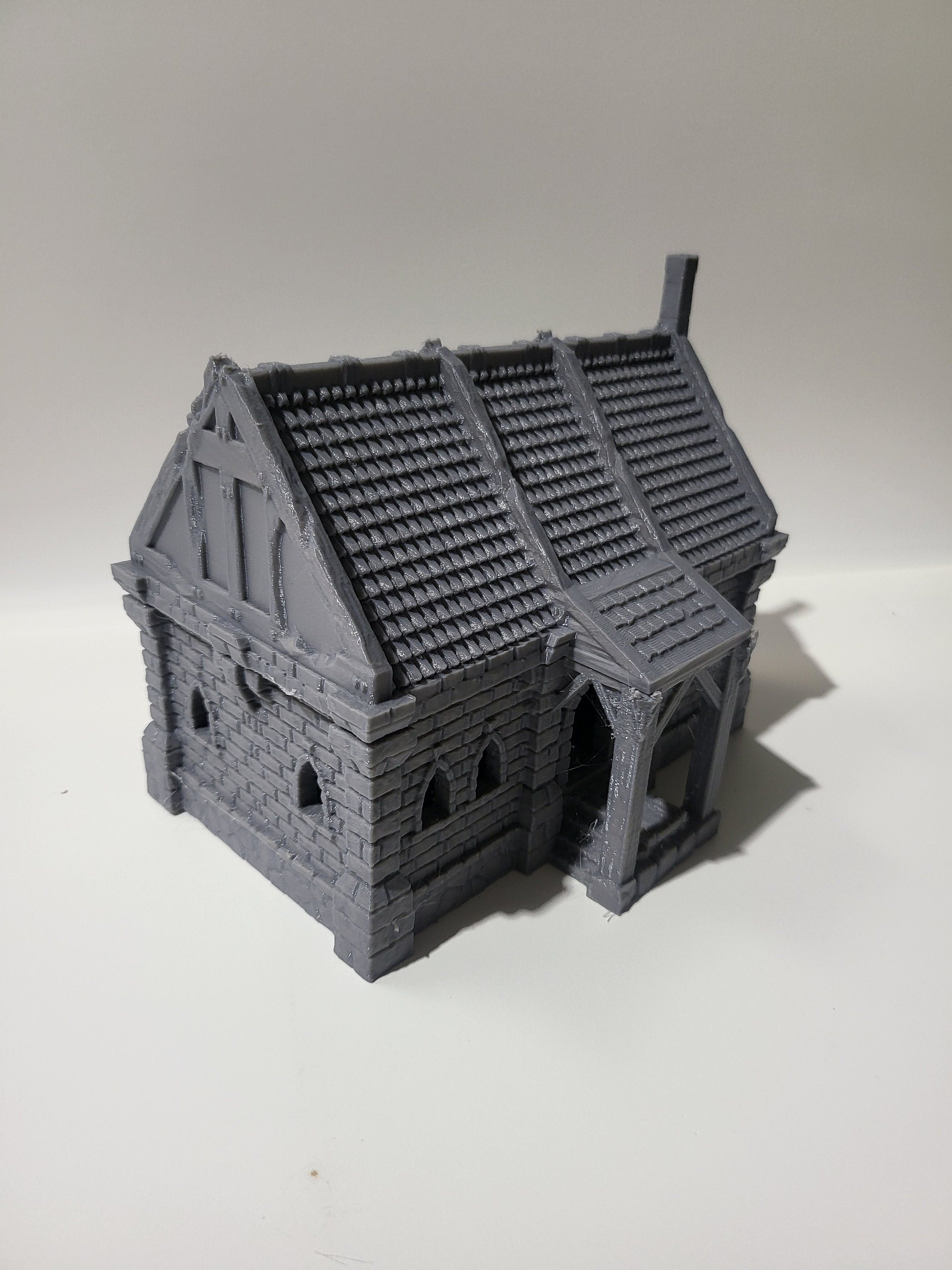 28mm Scale Tavern of Ulvheim - Fantasy Town Building Terrain for Dungeons & Dragons RPG | D&D Tabletop Gaming Scenery & Wargaming Miniature Battle Maps